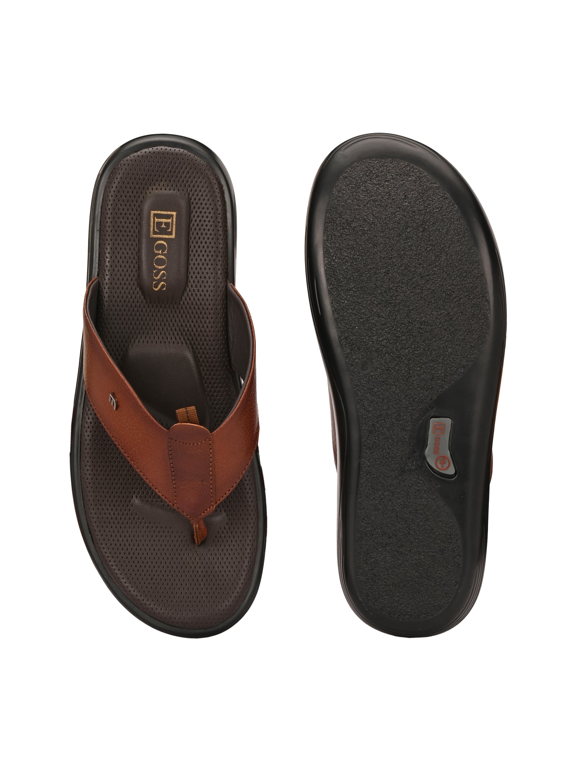 Egoss Shoes Egoss Leather Slippers For Men - view 13
