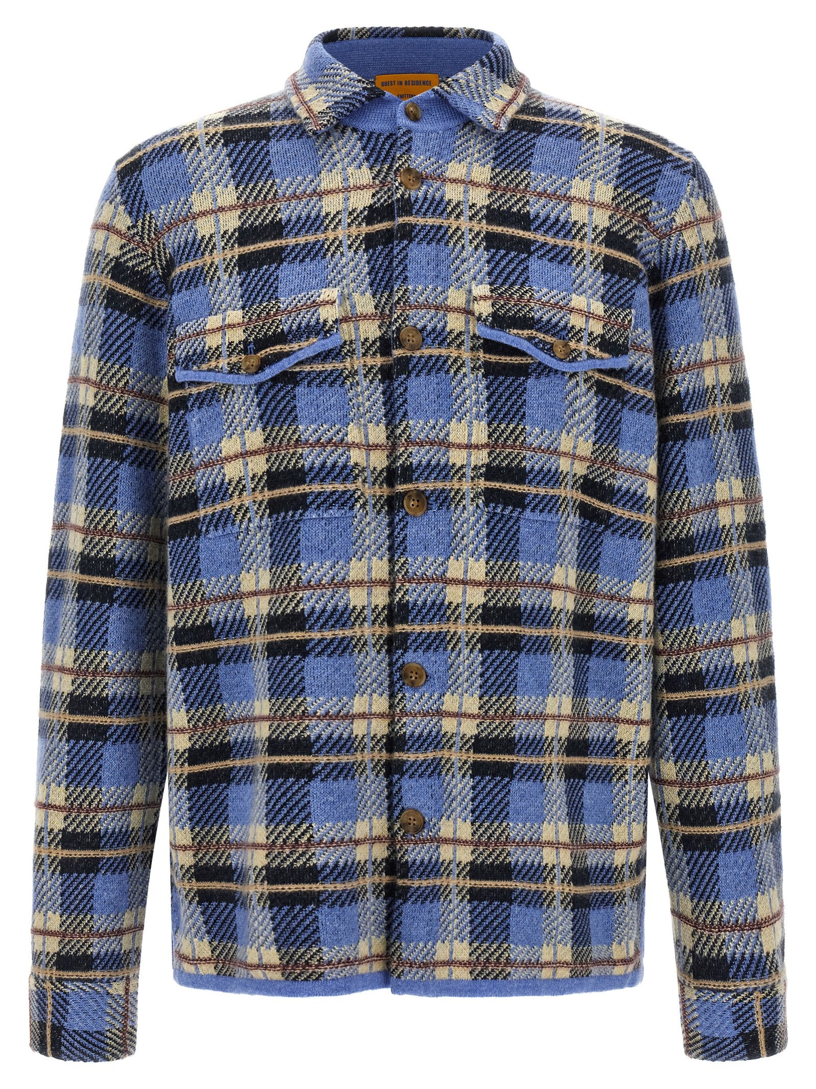 Guest In Residence Plaid Work Shirt – 100% cashmere
