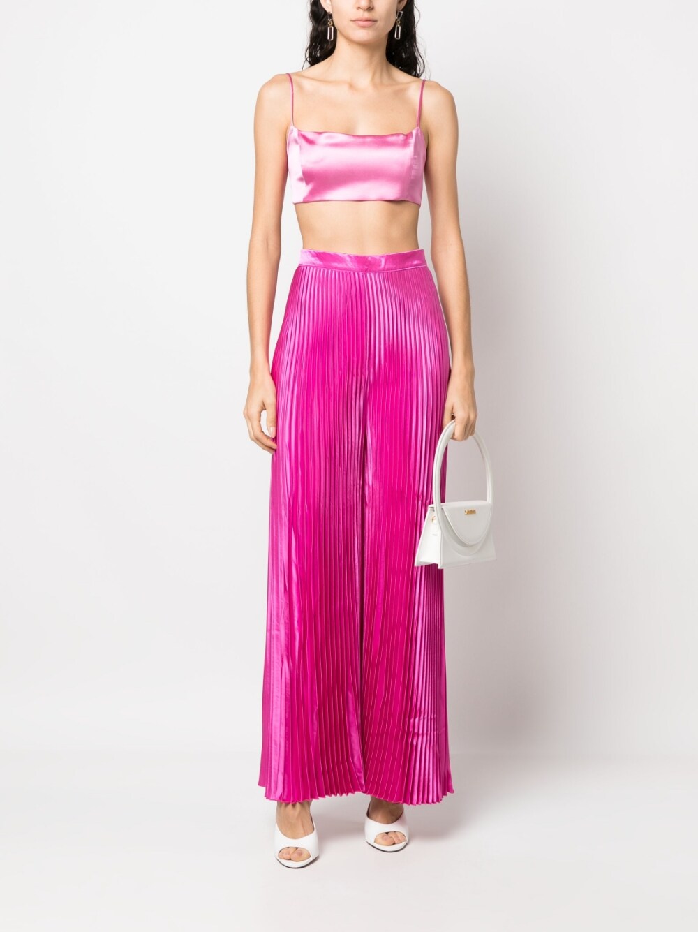 L'Idee Woman High waisted wide leg pants – Polyester 100% - view 5