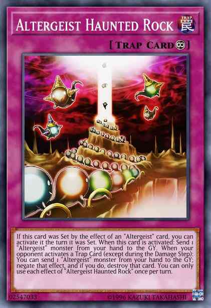 Yu-Gi-Oh! Altergeist Haunted Rock - DANE-EN068 - Common - 1st Edition