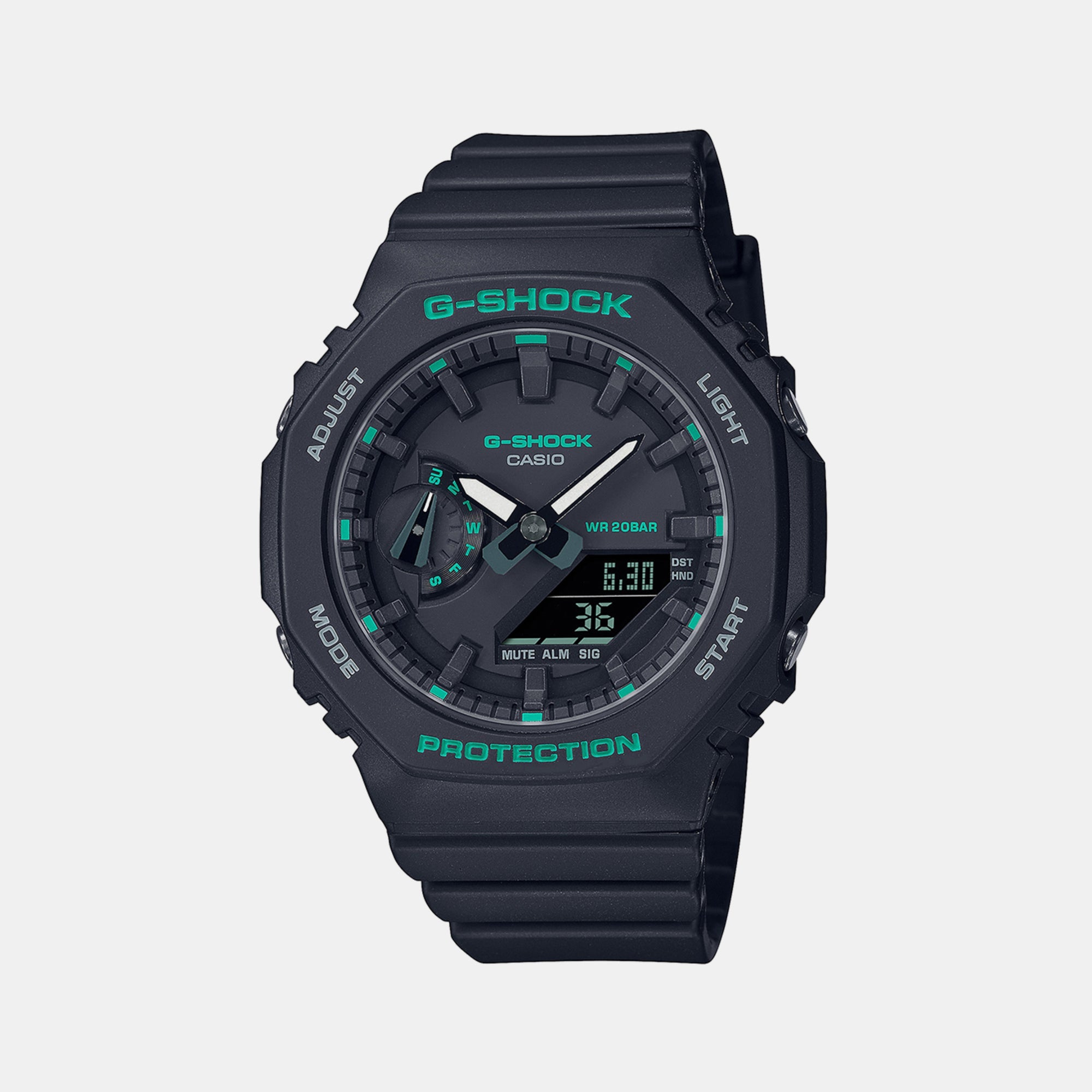 Casio G-Shock Women Unisex Quartz Black Dial Analog-Digital Resin Watch G1375