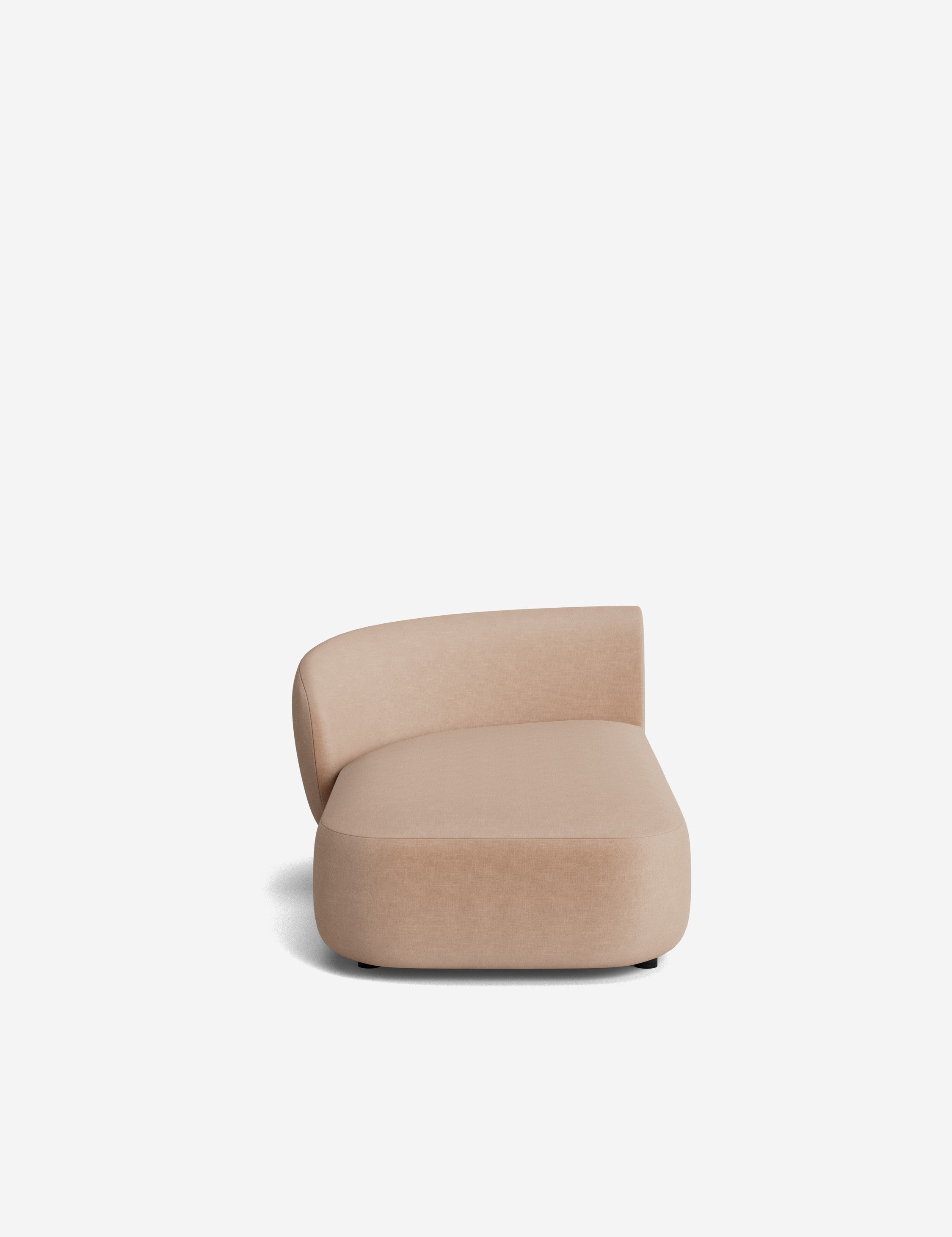 Lulu and Georgia Claret Modular Left Chaise - view 120