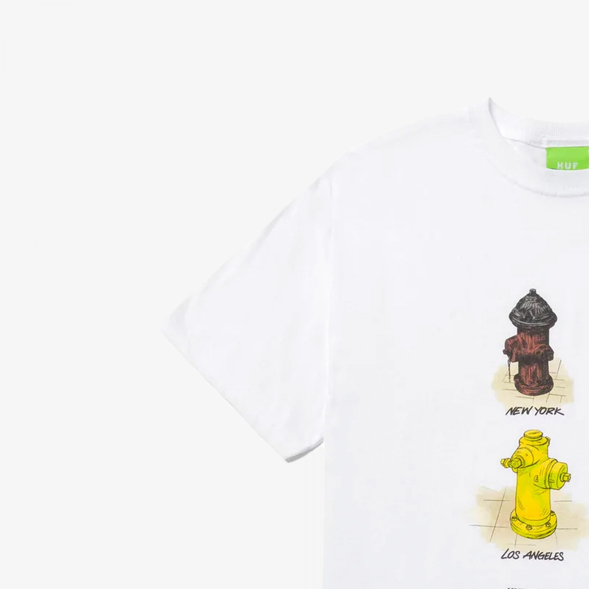 Huf | All Cities S/s Tee { White - view 2