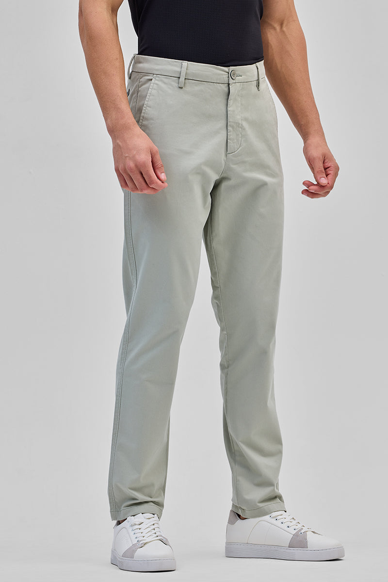 SNITCH Grey Slim Fit Trousers - view 4