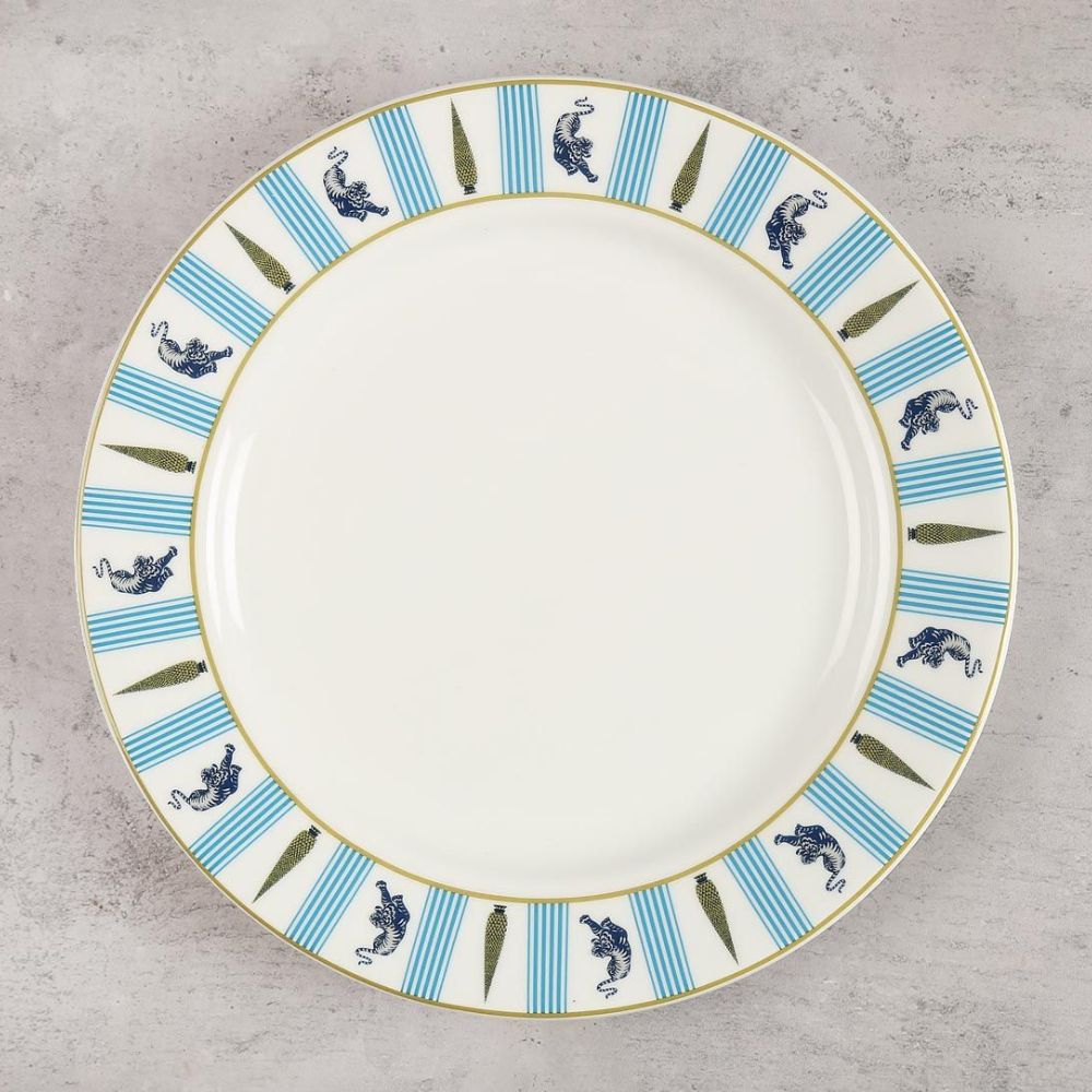 India Circus Ceramic Mystical Gardens Dinner Plate | 1 Pc - view 2