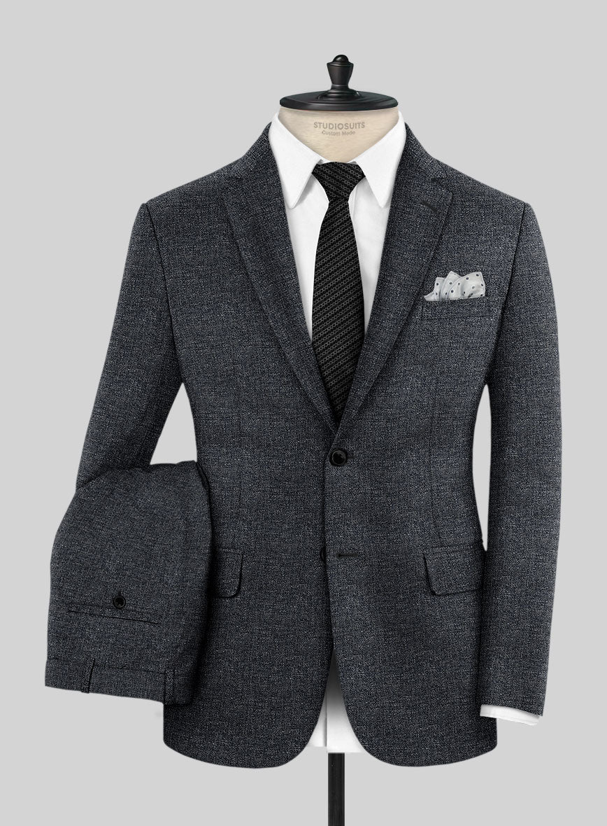 StudioSuits Italian Wool Linen Basket Weave Gulem Suit - view 2