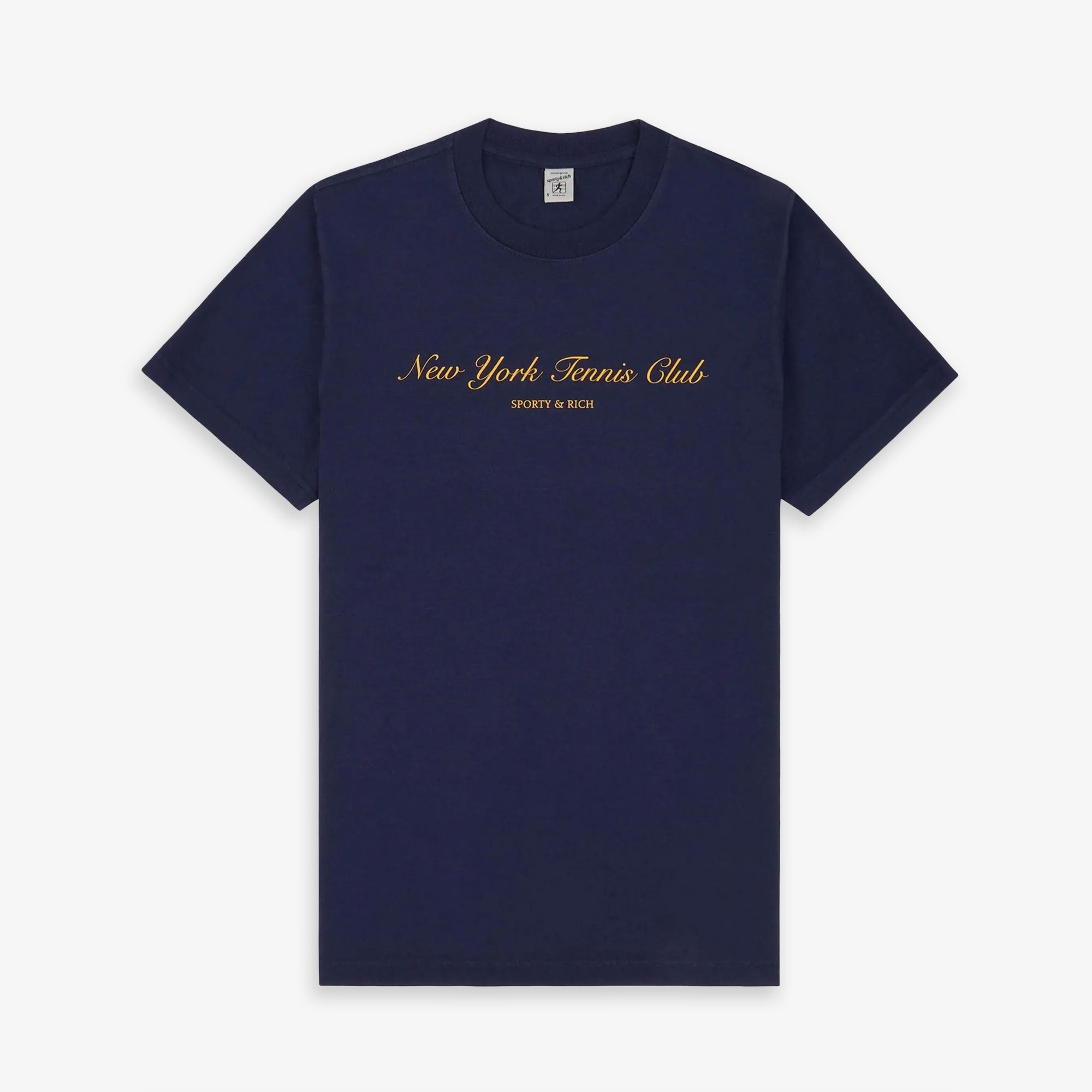 Sporty & Rich | Ny Tennis Club T-shirt { Navy/gold