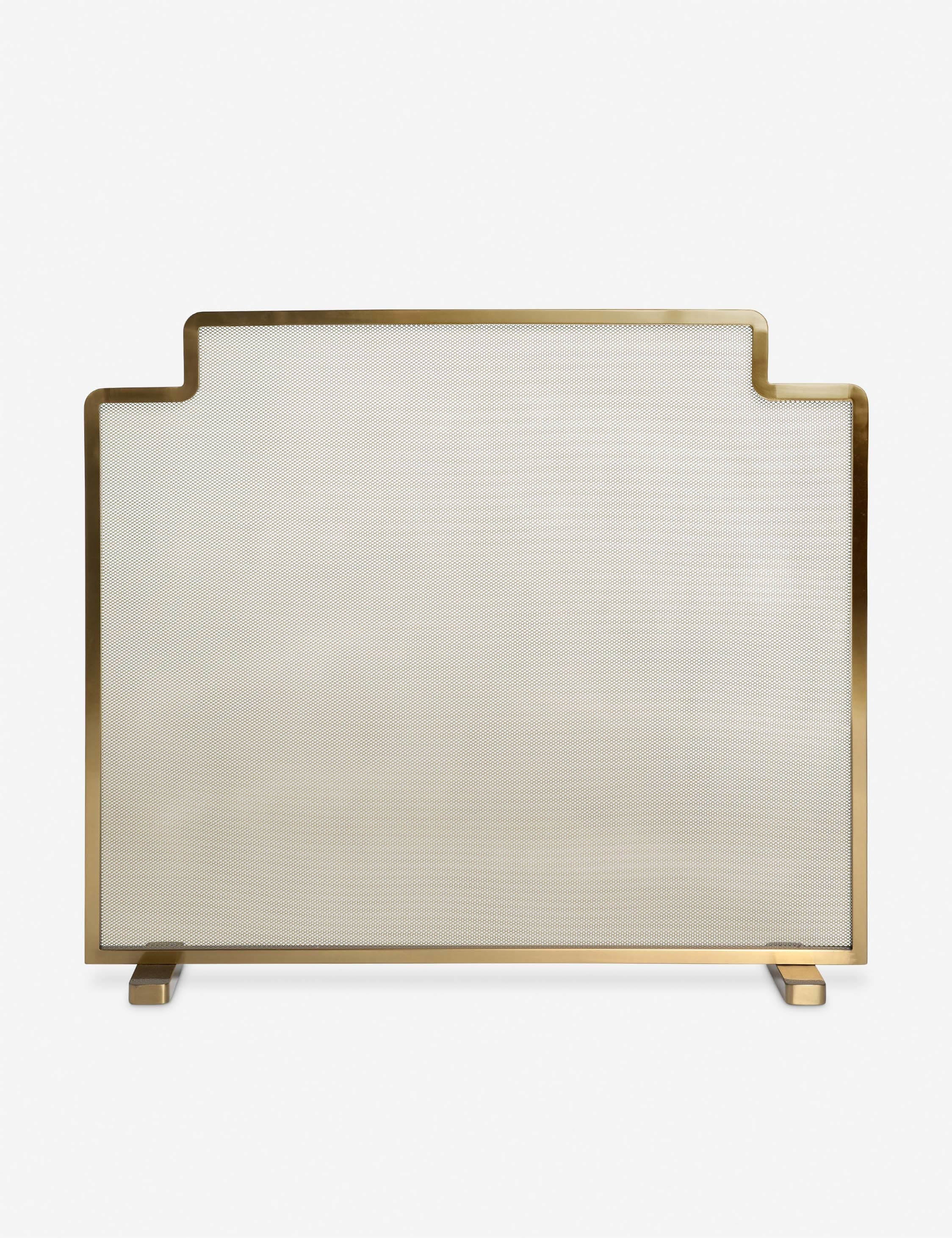 Lulu and Georgia Langham Fireplace Screen – Gold