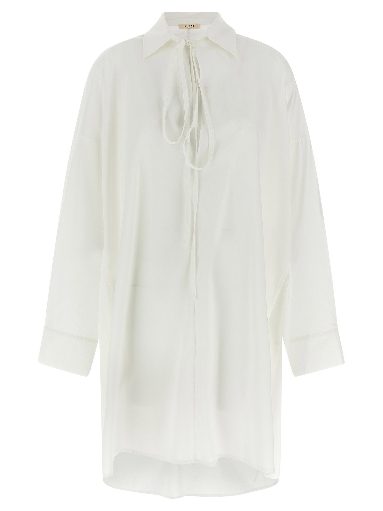 Di.la3 Pari' Oversize Shirt – 100%silk