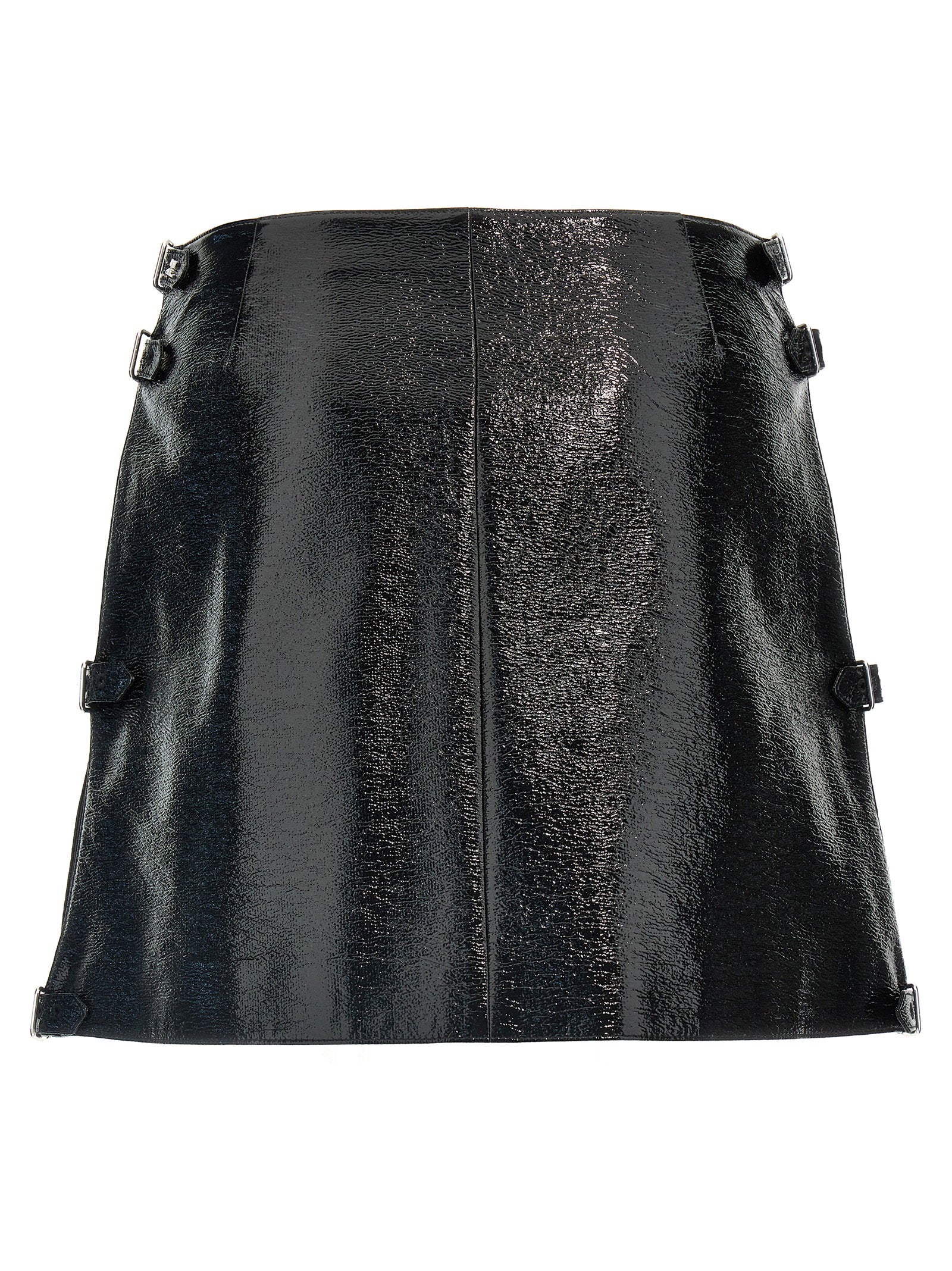 Courreges Mini Multi Sangle Vinyl Skirt – 88% co, 10% pu, 2% ea - view 2