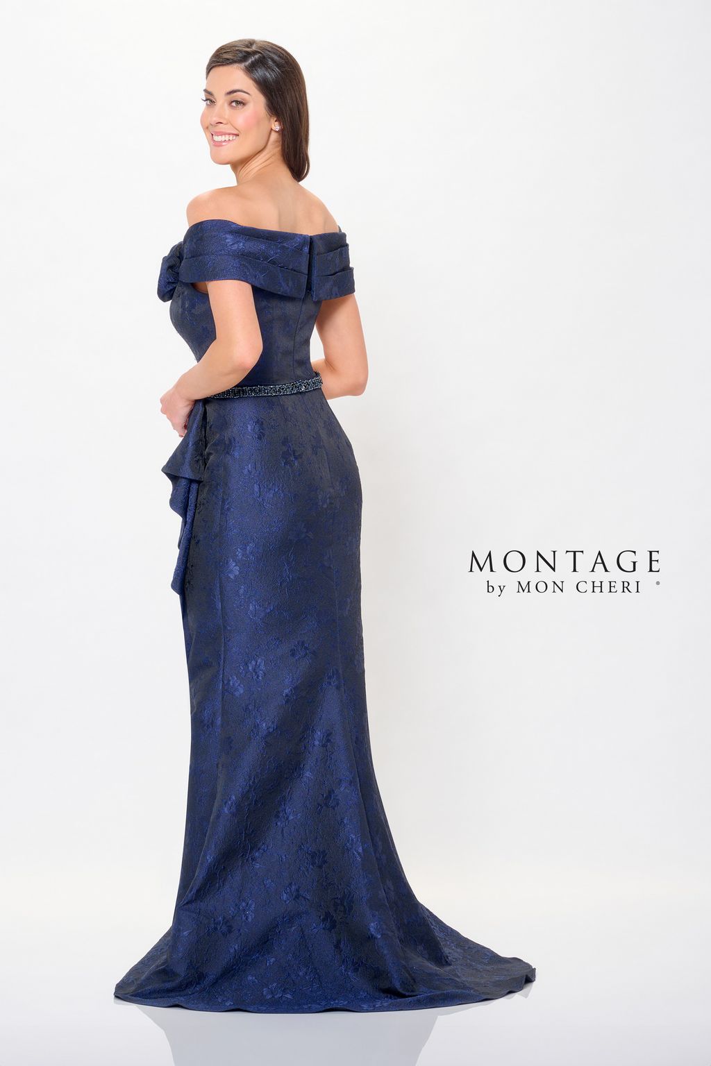Montage M910 Lone Beaded Evening Formal Dress - view 3