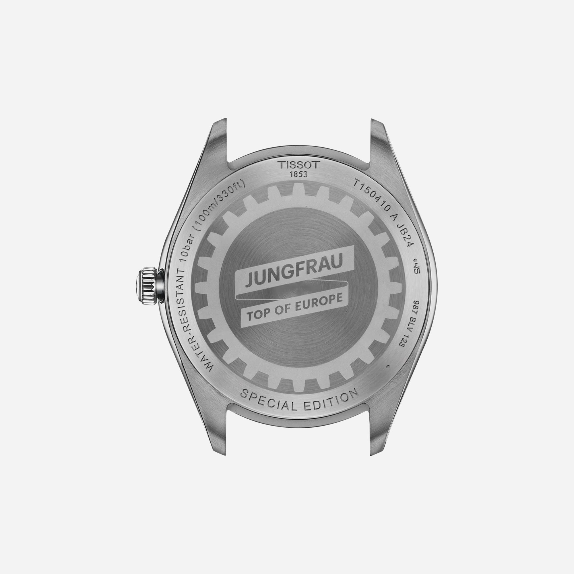 Tissot PR 100 Jungfraubahn Quartz Blue Dial 40mm Grey Stainless Steel Bracelet Watch - view 2