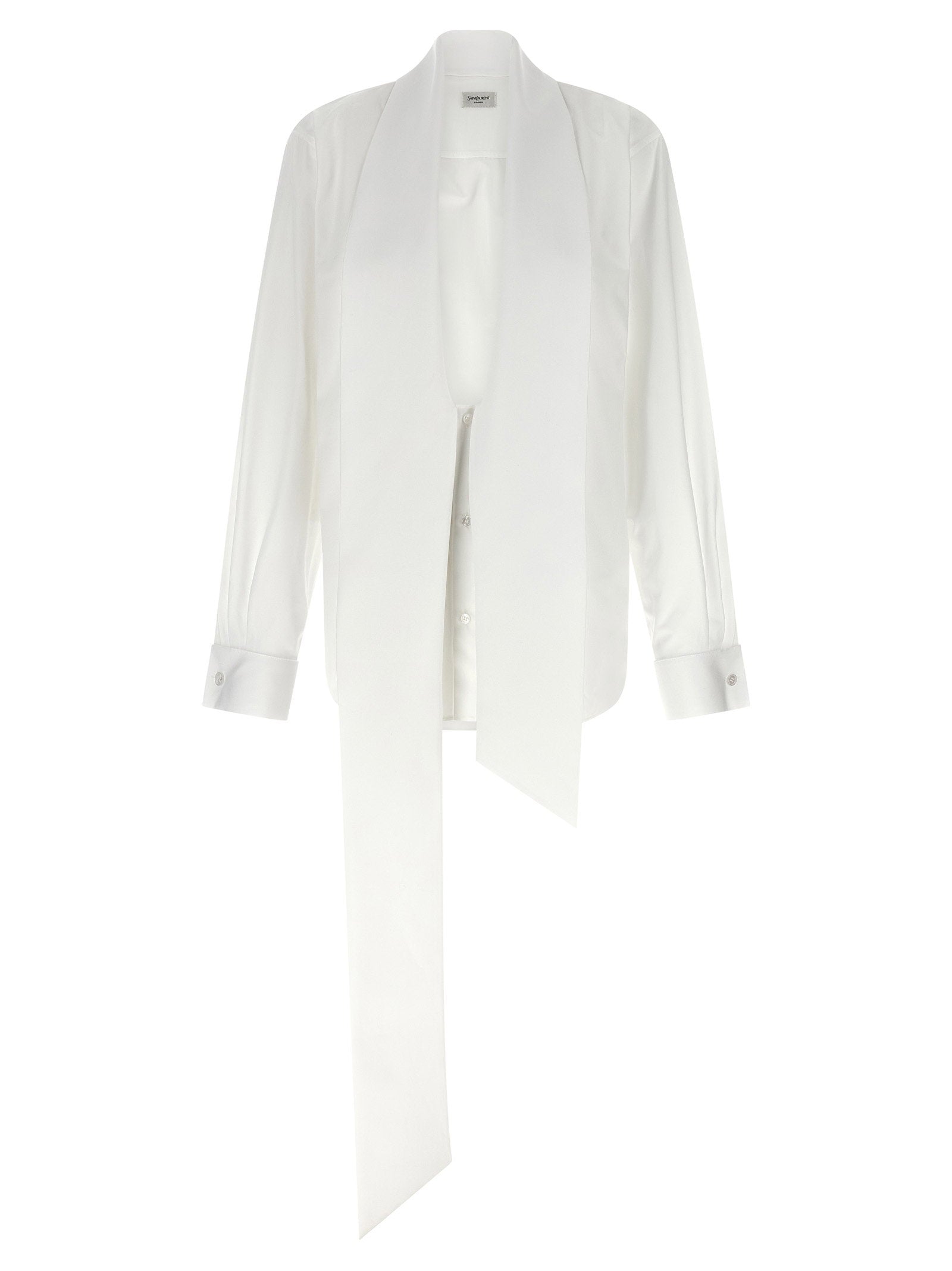 Saint Laurent Lavallière Collar Shirt – 100% cotton - view 2