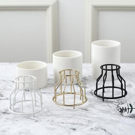 Nestasia White Gold Vase Large - view 5