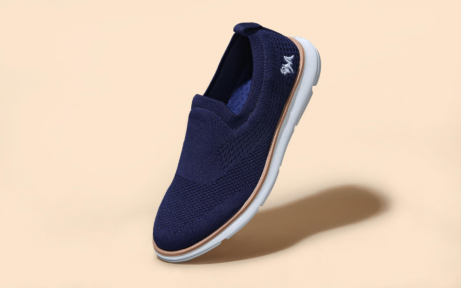 Neeman's Dress Slip Ons : Blue - view 2