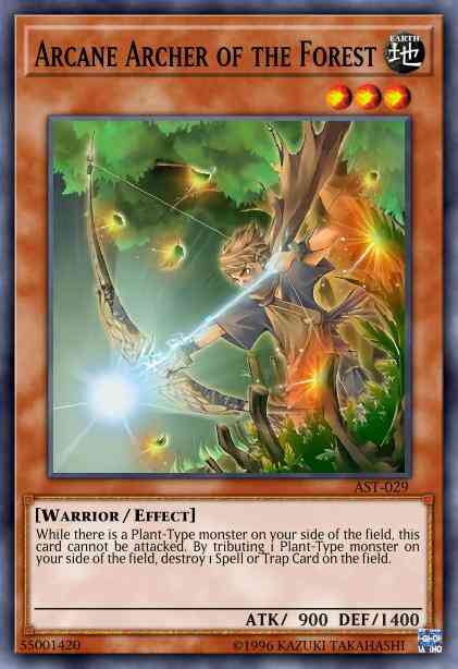 Yu-Gi-Oh! Arcane Archer of the Forest - AST-029 - Common - 1st Edition