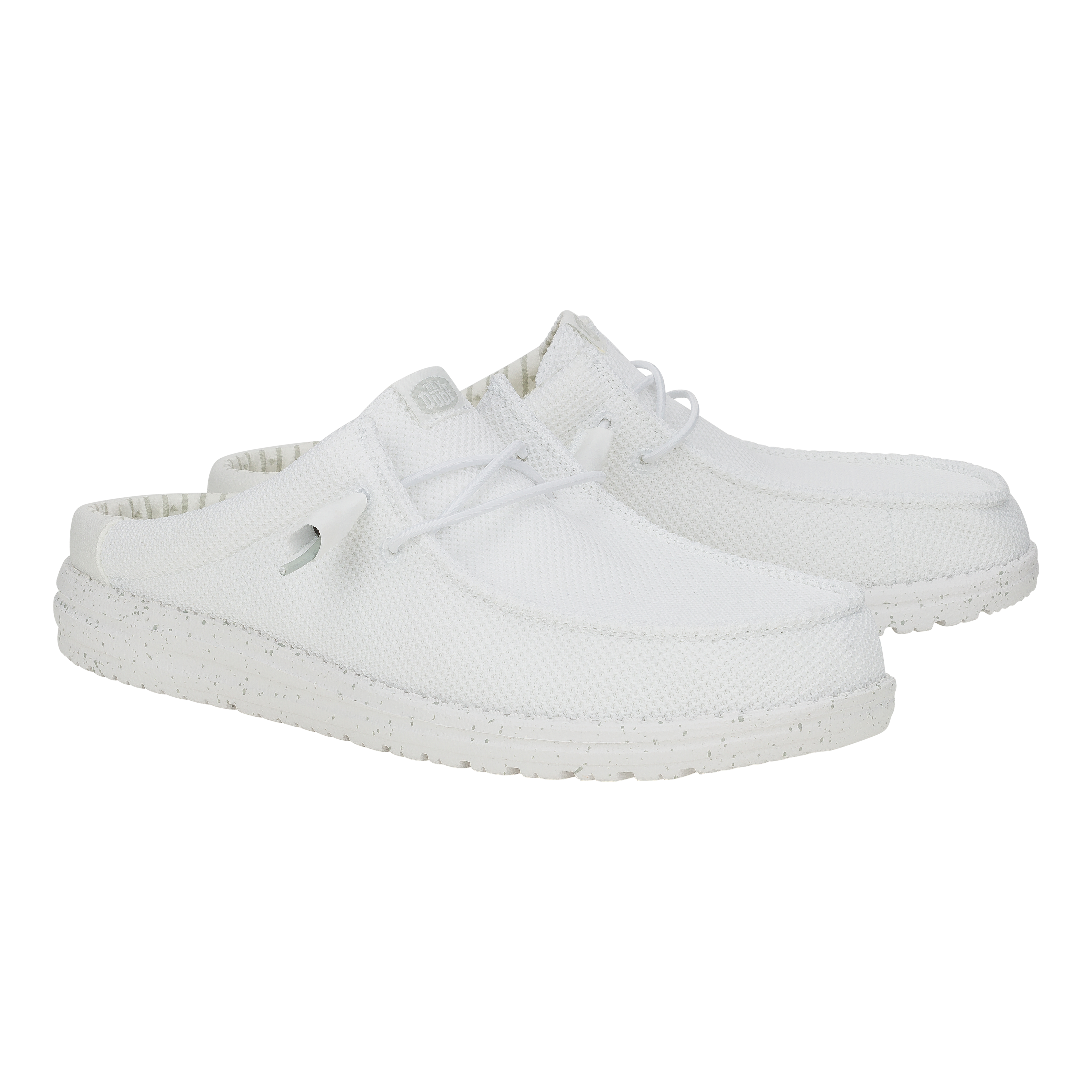 HEYDUDE shoes Wally Slip Stretch Sox - White – Men's - view 2