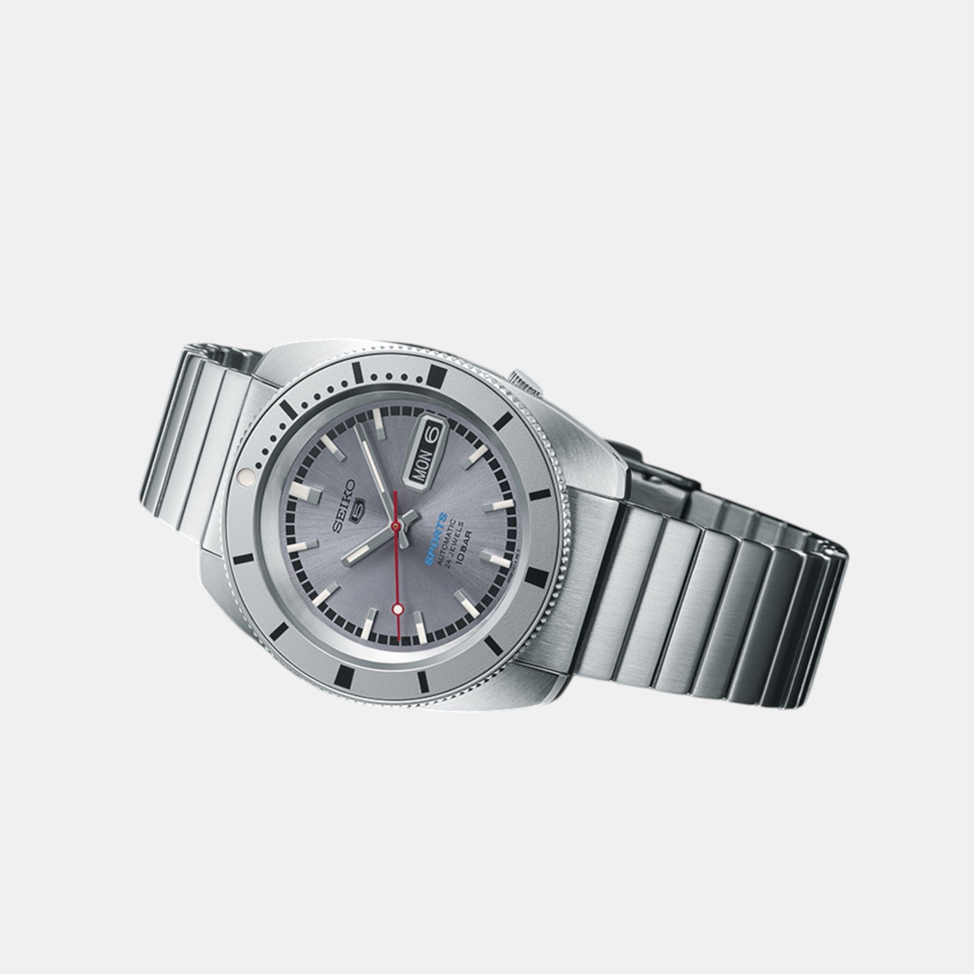 Seiko 5 Sports Men Automatic Grey Dial Analog Stainless Steel Watch SRPL03K1 - view 3