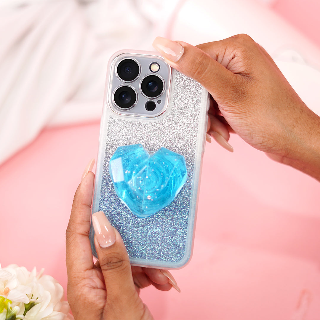 Peeperly Shimmering Bling Heart Case - view 5