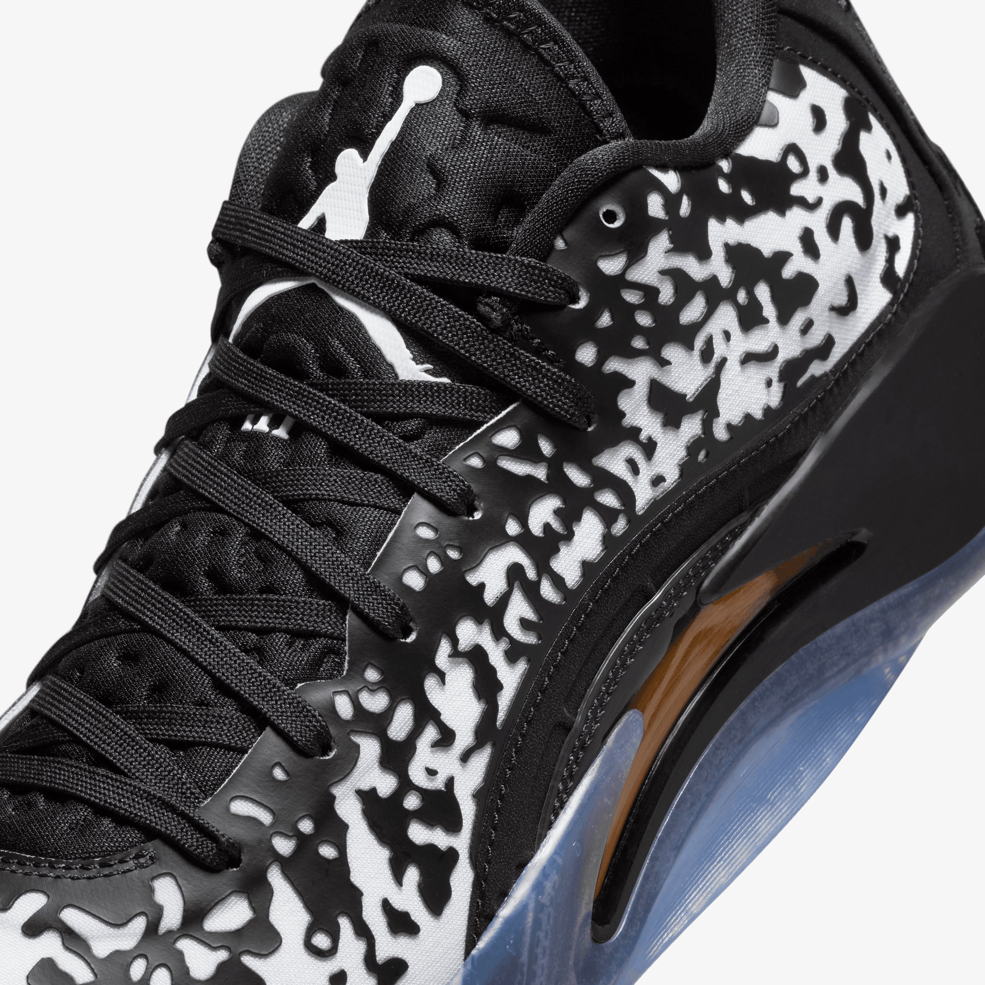 Jordan | ZION 3 PF { BLACK/WHITE-LASER ORANGE-CITRON PULSE - view 3