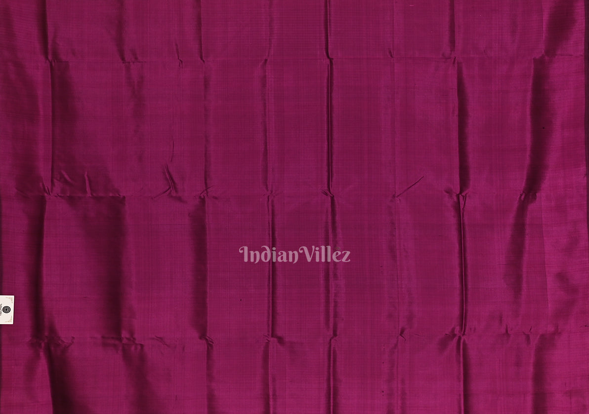 IndianVillèz Sage Green with Wine Jhoti Theme Contemporary Designer Silk Saree - view 5