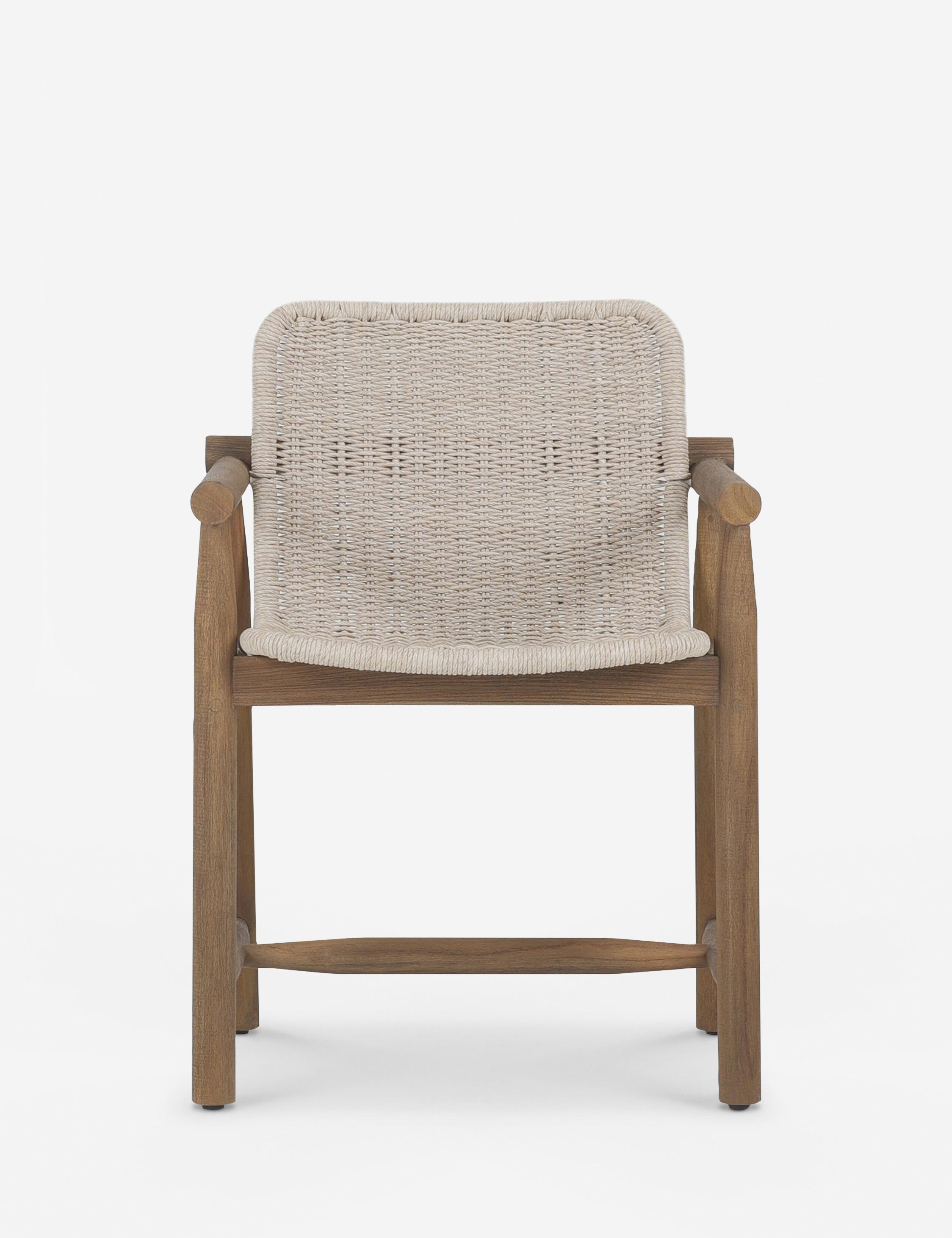 Dume indoor outdoor – Lulu and Georgia Dume Indoor / Outdoor Dining Arm Chair by Amber Lewis x Four Hands