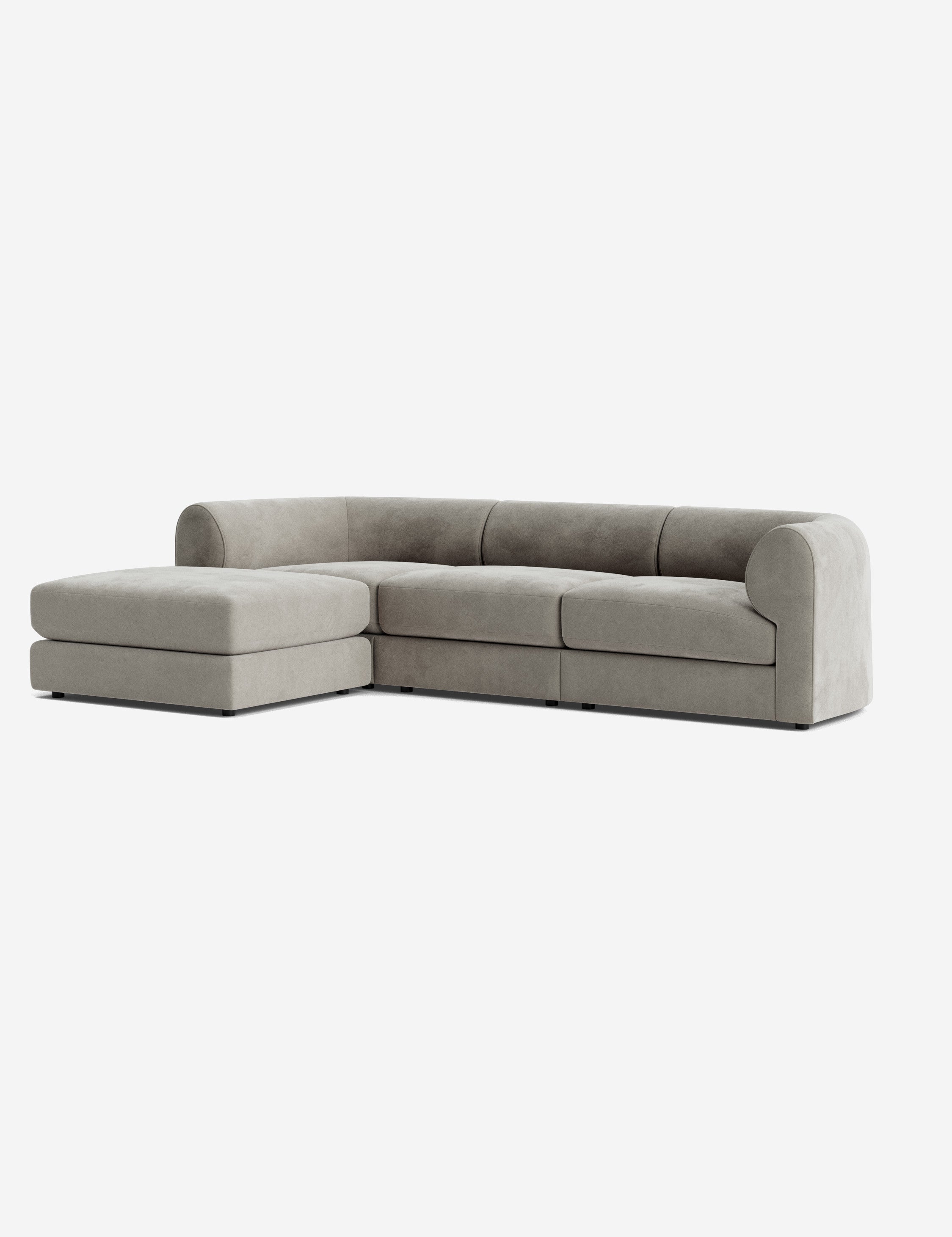 Lulu and Georgia Sergio Modular Sectional Sofa With Ottoman - view 182