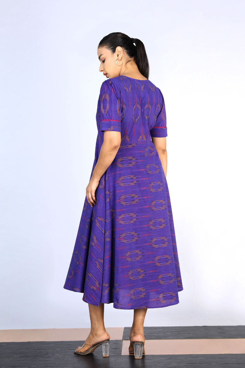 Kalanjali Ethnics Cotton Pochampally Ikat dress - view 6