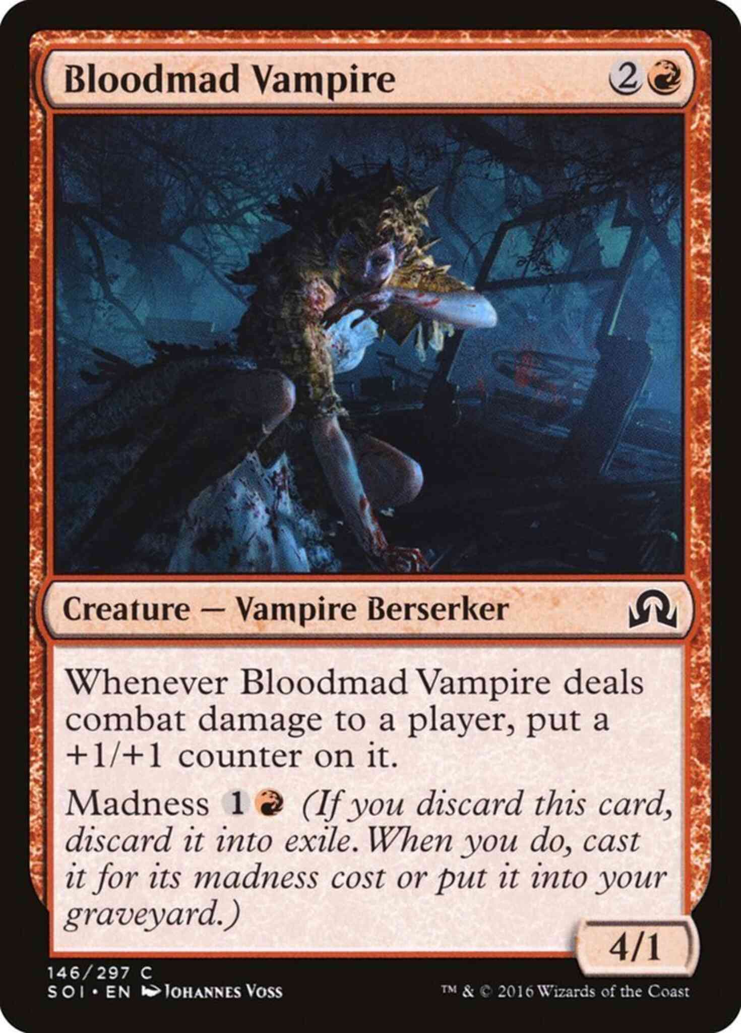 Bloodmad vampire 146 – Magic Bloodmad Vampire [146] [Shadows over Innistrad] [Non-Foil]