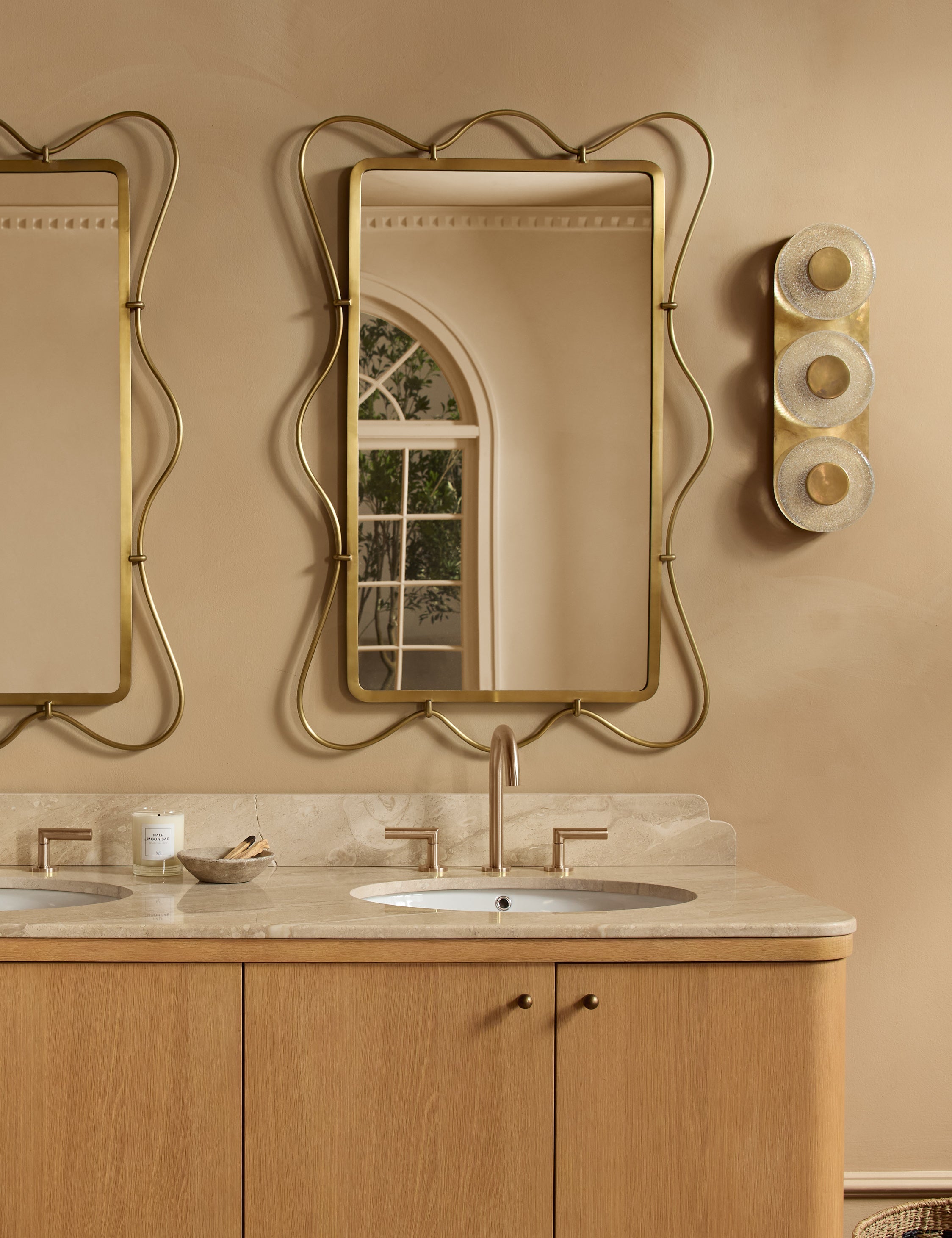 Lulu and Georgia Morstad Long Sconce – Brass - view 3
