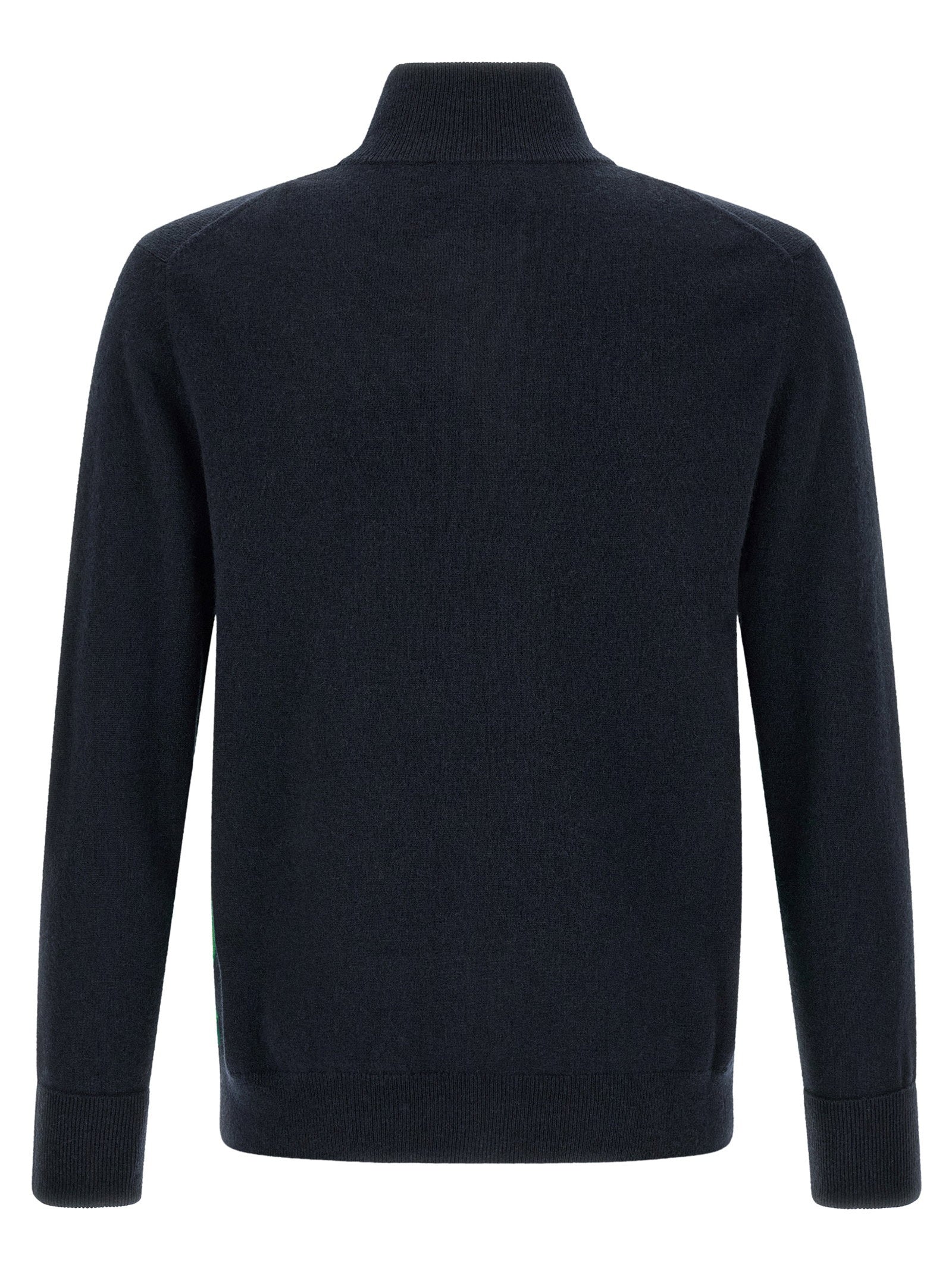 Ballantyne Classic Diamond Intarsia Zip Cardigan - view 2