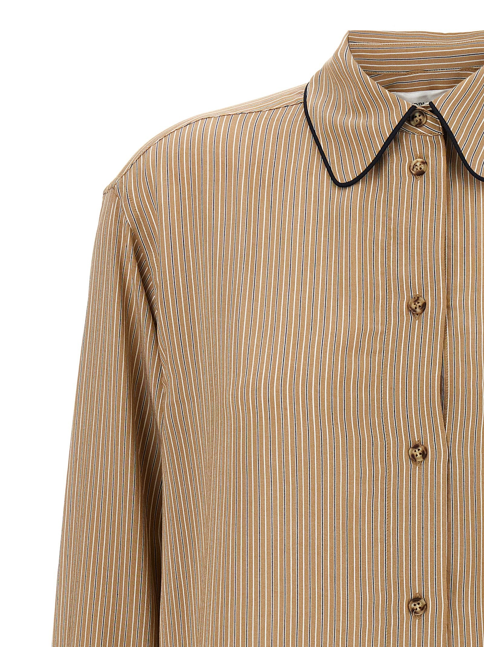 Victoria Beckham Piping Detail Pyjama Shirt – 70% viscose, 30% silk - view 3