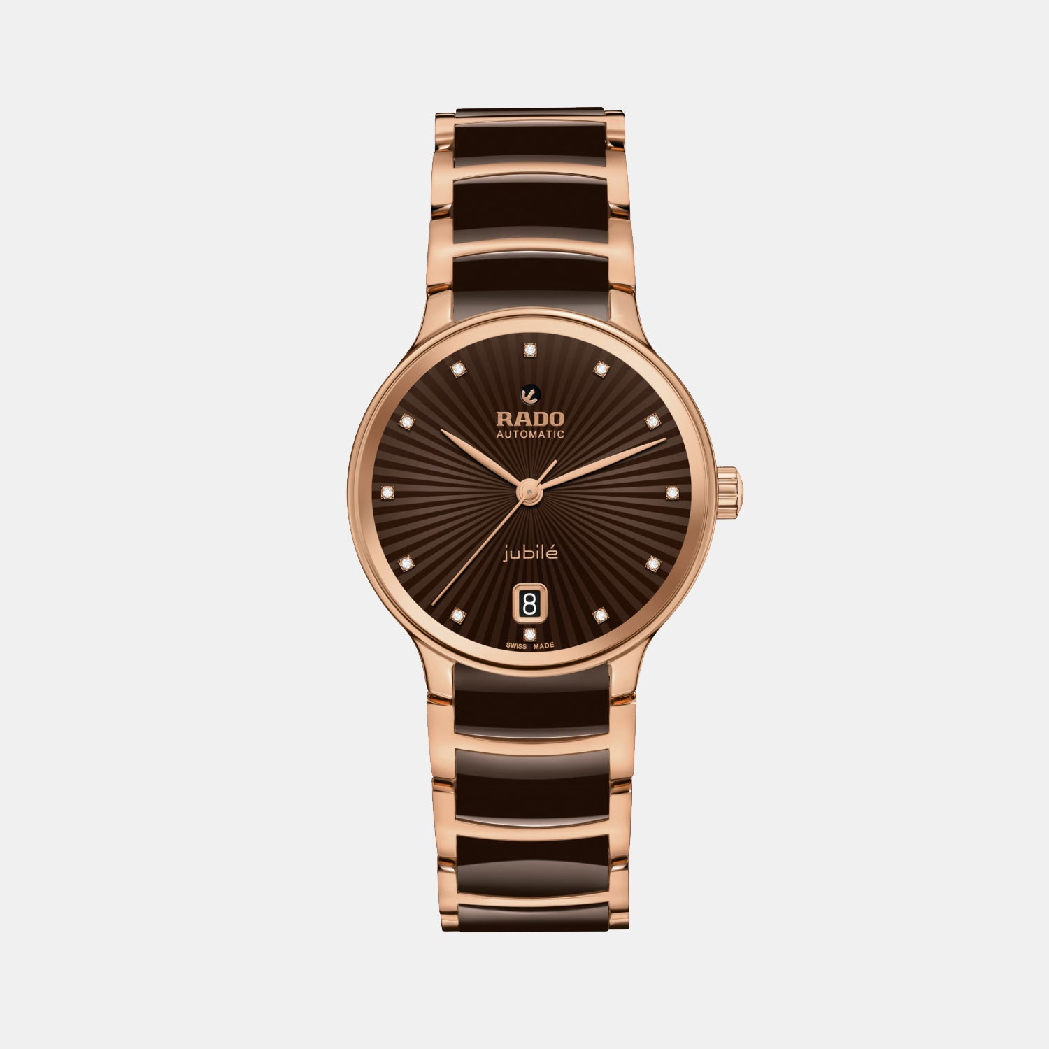 Rado Centrix Women Automatic Brown Dial Analog Ceramic Watch R30037732