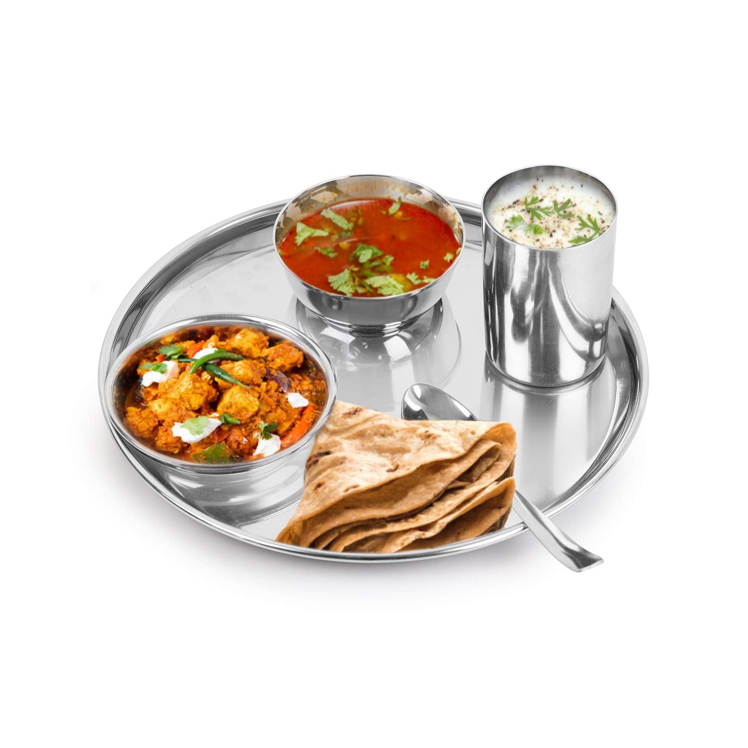 Cello Steelox 6 Pieces Stainless Steel Dinner Set