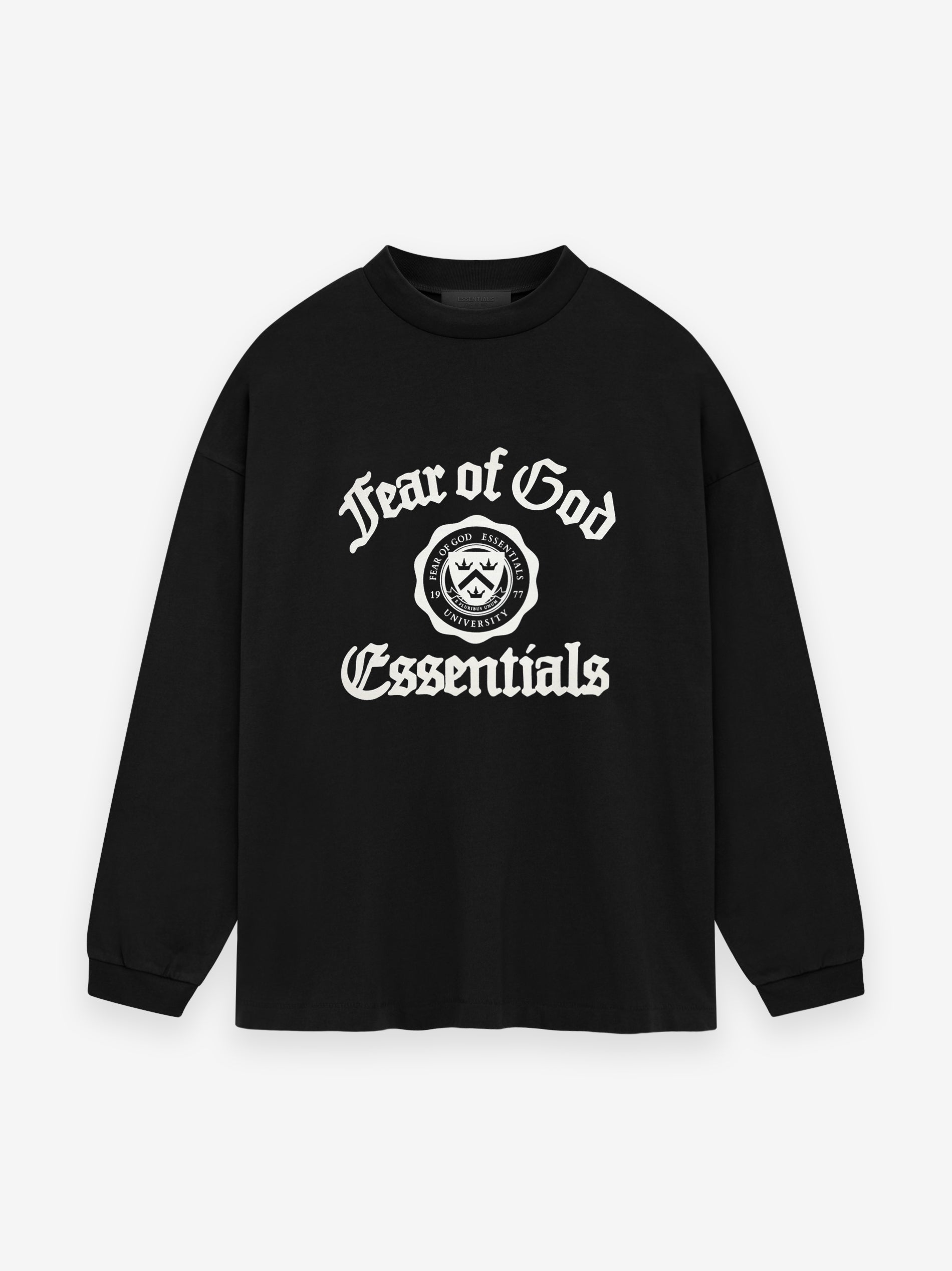 ESSENTIALS Heavy Longsleeve Tee – Black - view 2