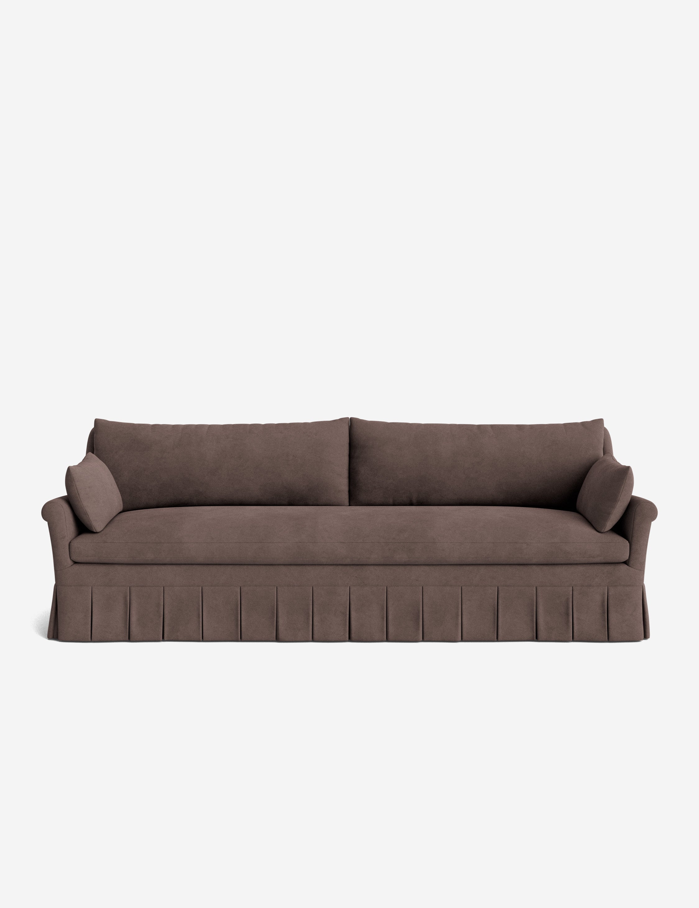 Lulu and Georgia Portola Rolled Arm Pleated Sofa - view 30