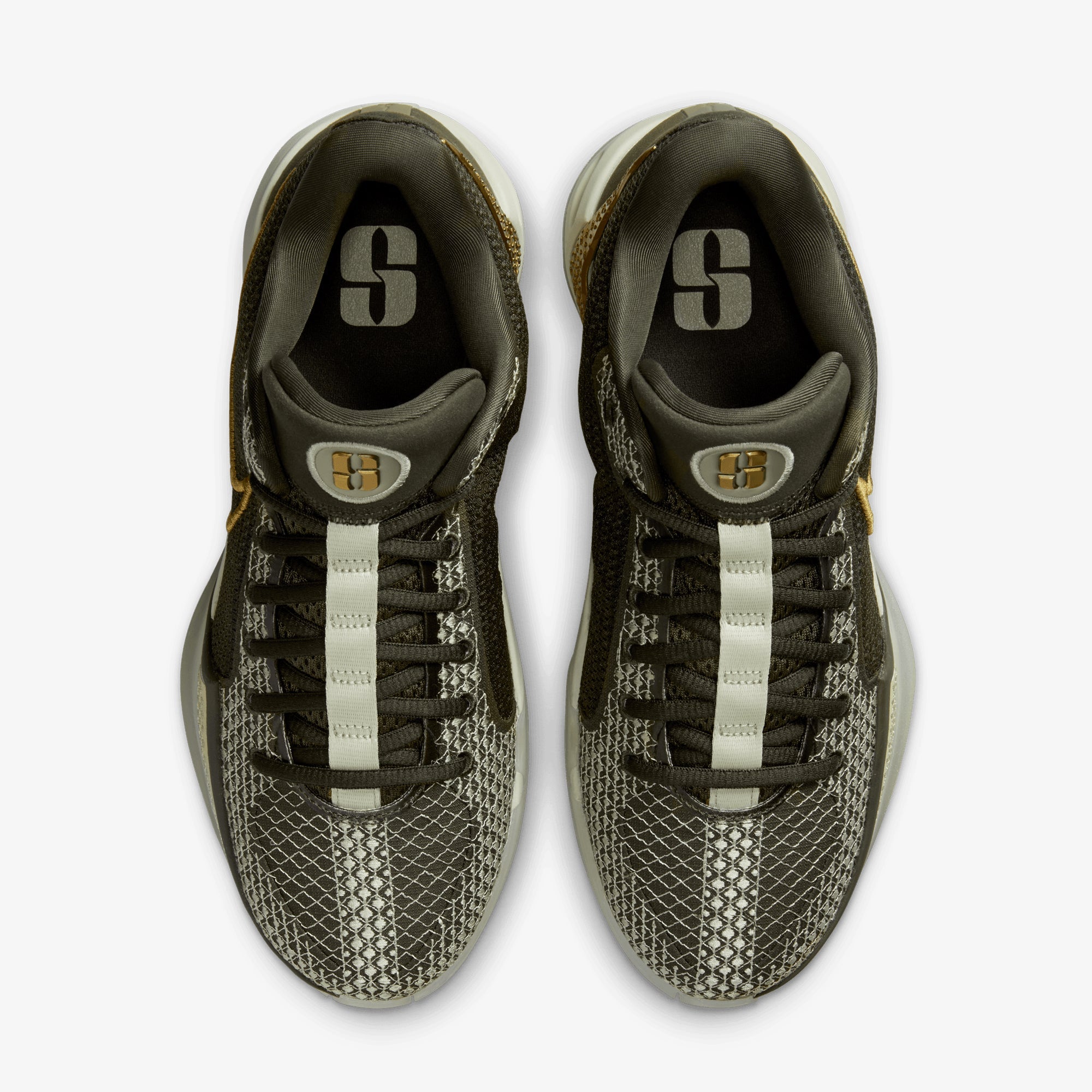 Nike | SABRINA 1 "DEDICATION" EP { CARGO KHAKI/METALLIC GOLD-OLIVE AURA - view 2