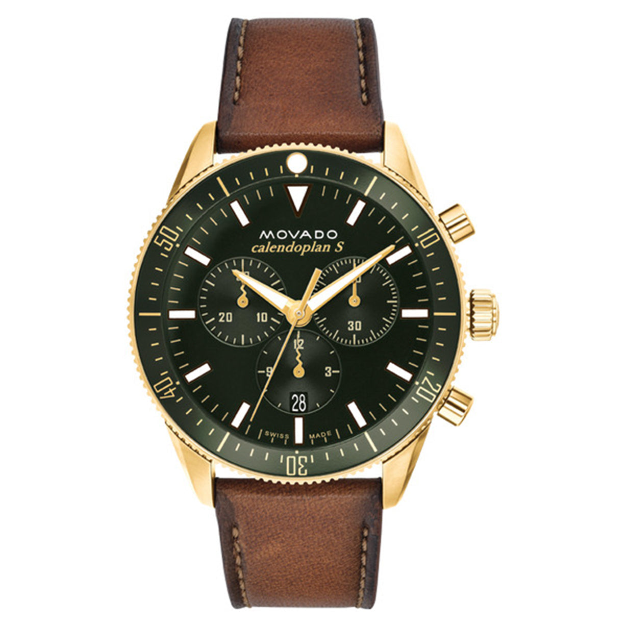 Movado Calendoplan Green Dial Men 42mm - view 4