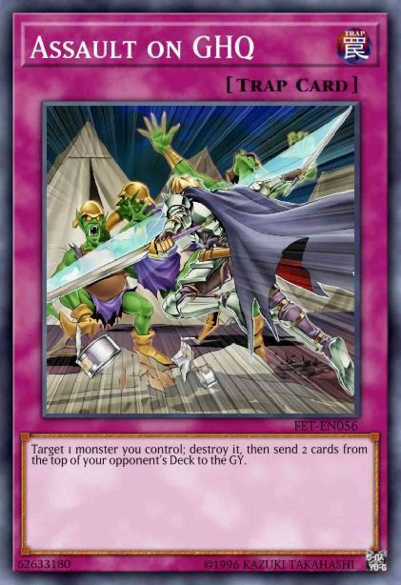 Yu-Gi-Oh! Assault on GHQ - FET-EN056 - Ultimate Rare - Unlimited