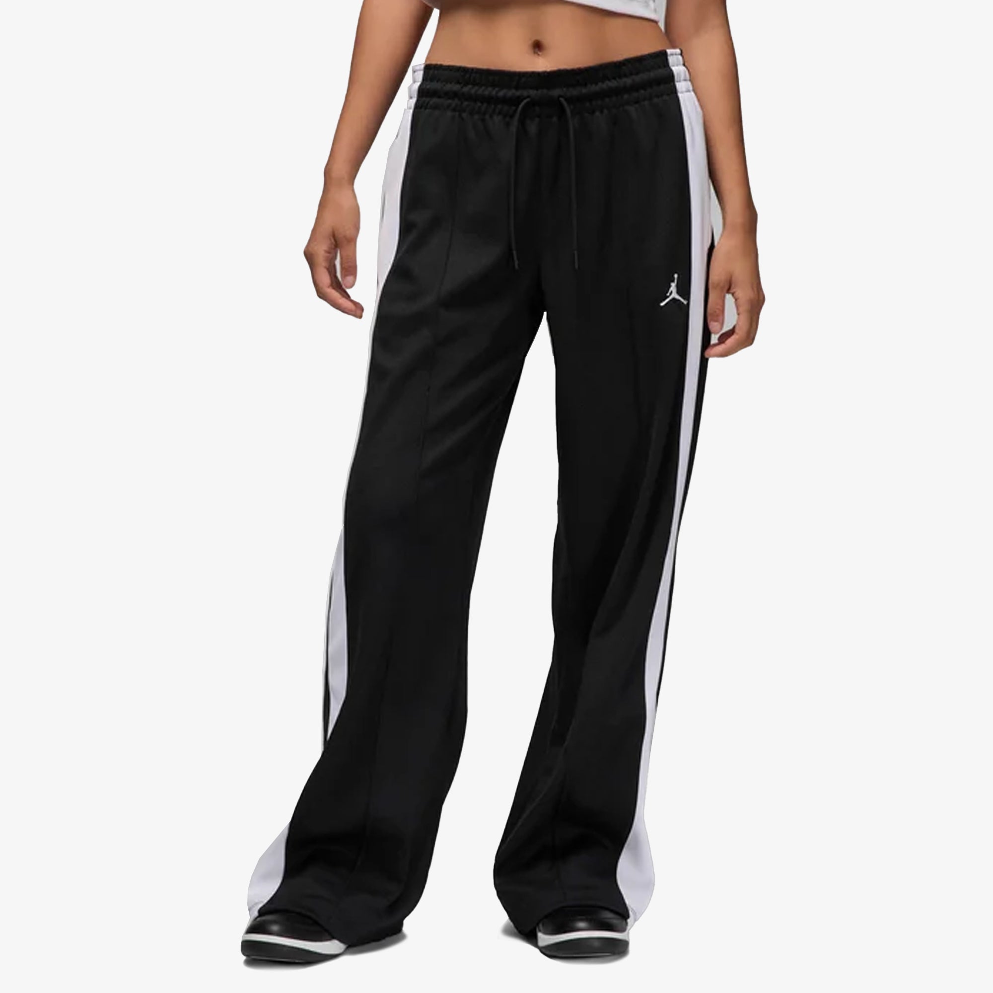 Jordan | Knit Track Pants { Black/white/white