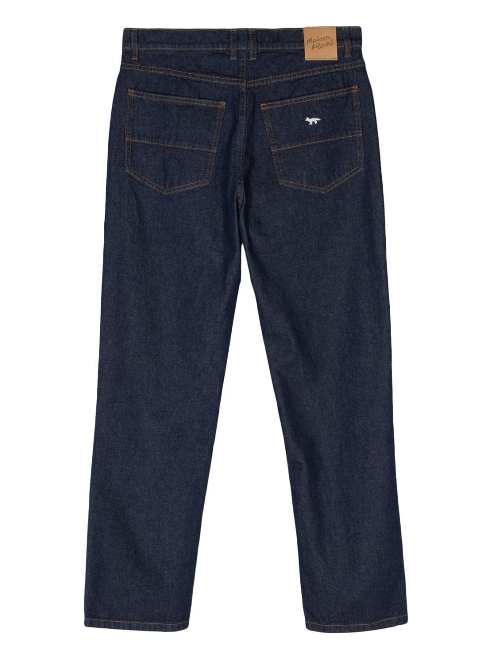 Maison Kitsuné Mid-rise straight-leg trousers - view 2