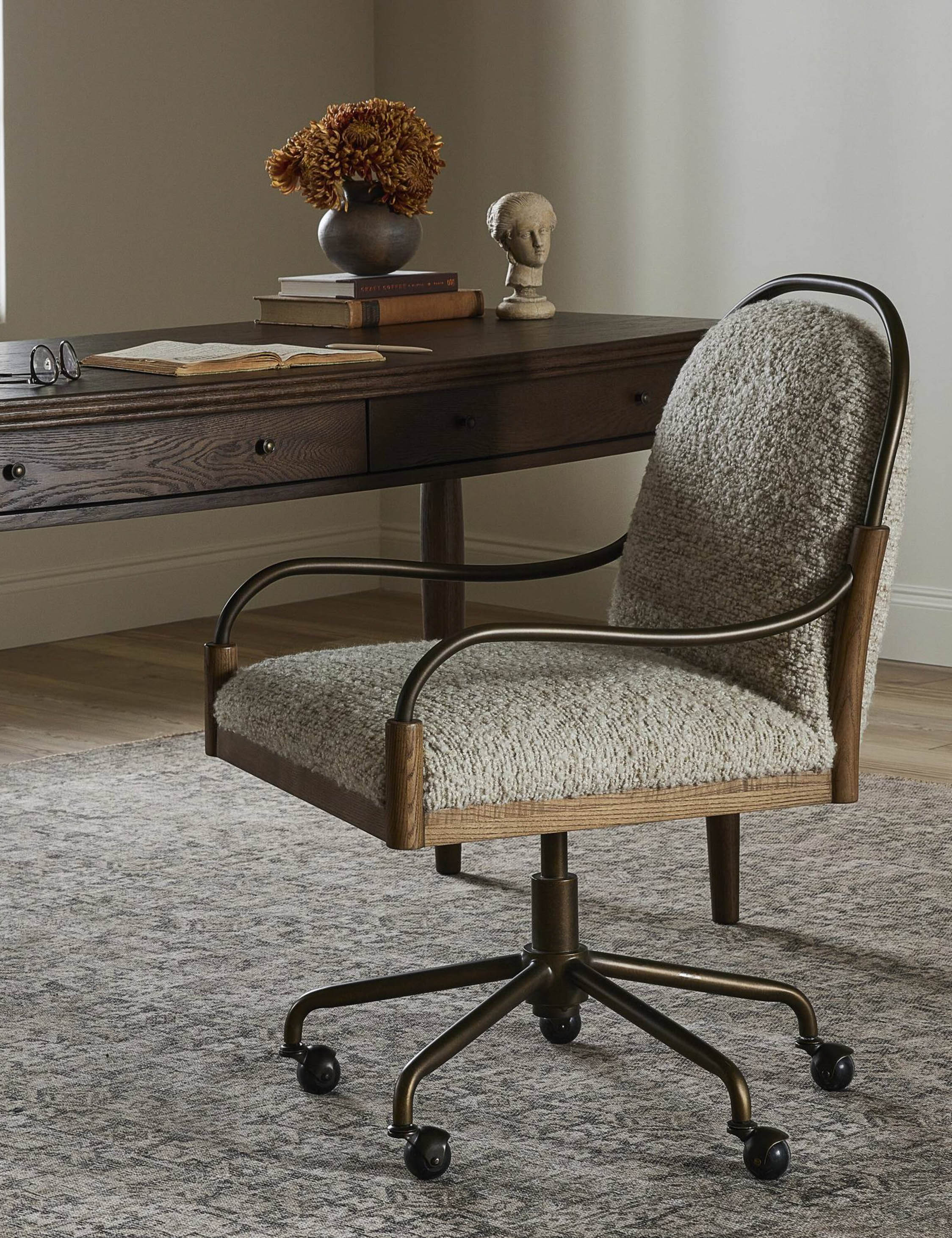 Lulu and Georgia Demi Office Chair by Amber Lewis x Four Hands - view 2