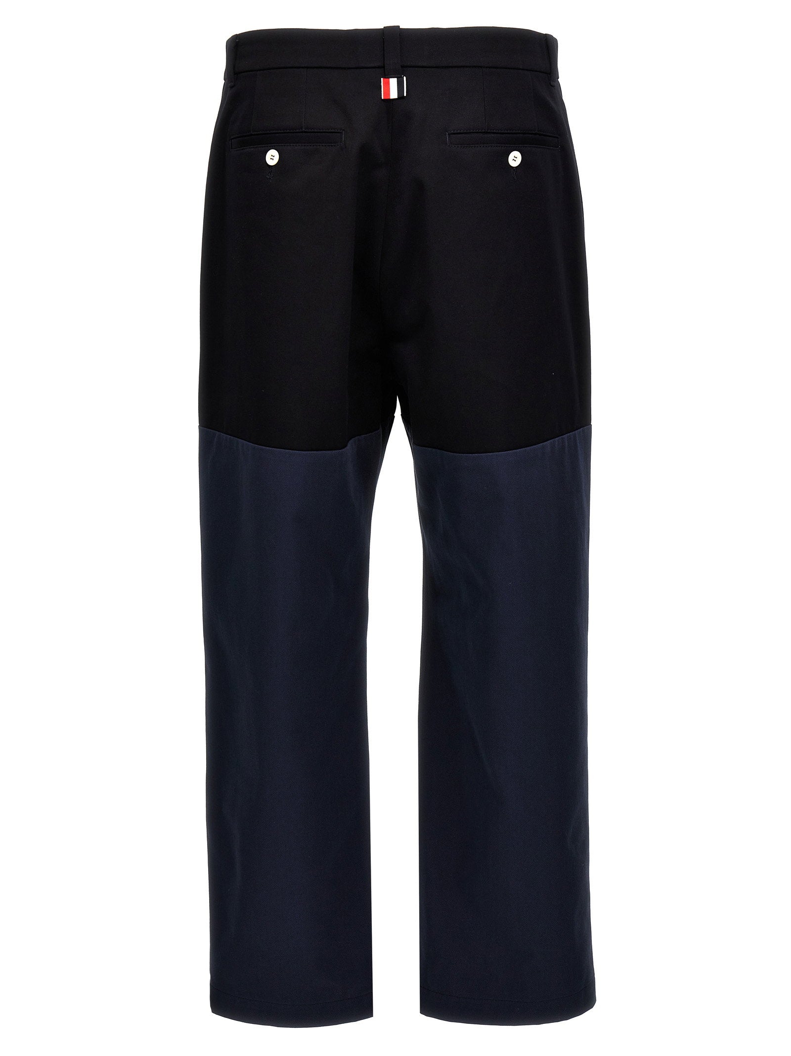 Thom Browne Unconstructed Combo Pants – 100% cotton - view 2