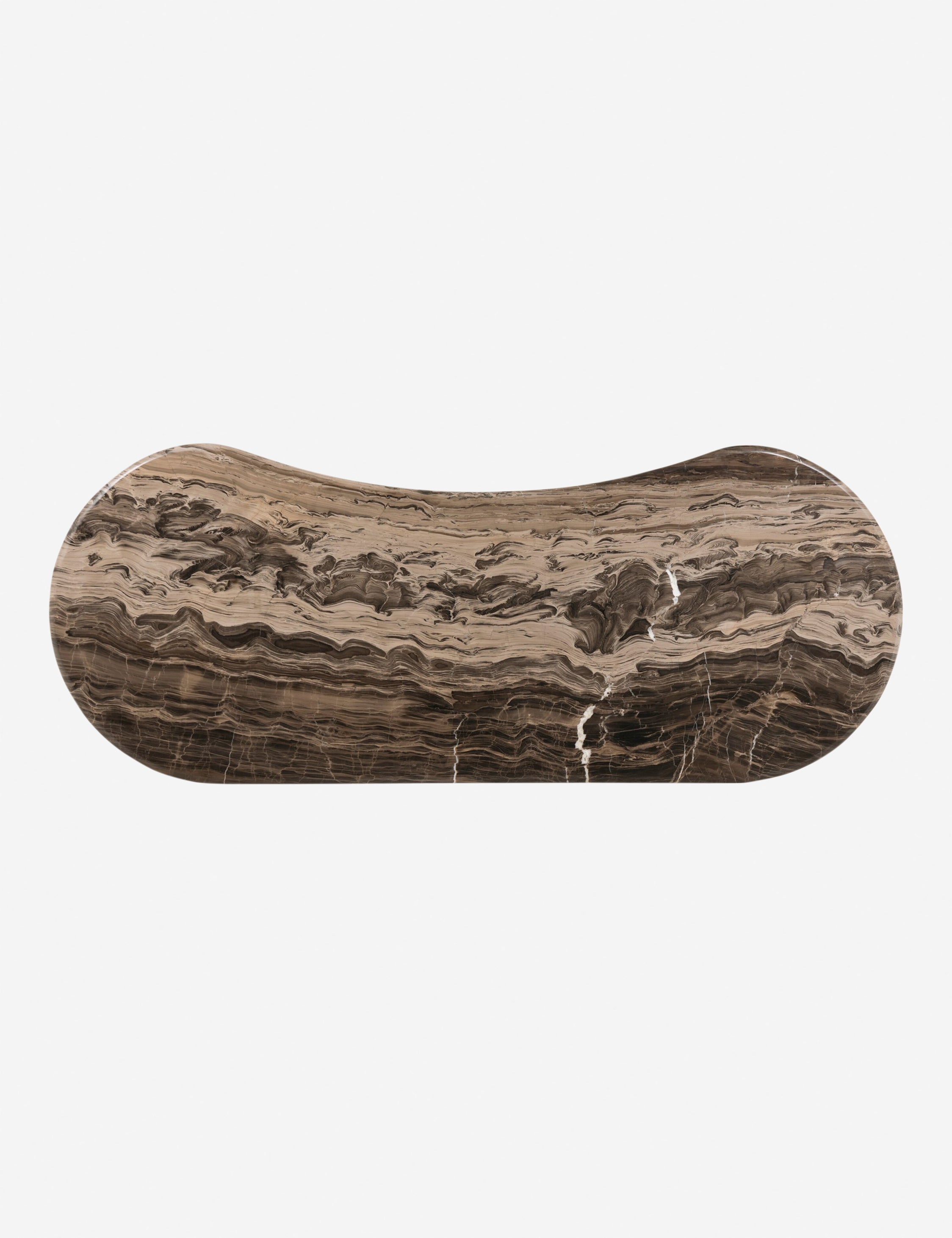 Lulu and Georgia Carlo Desk – Brown Marble - view 6
