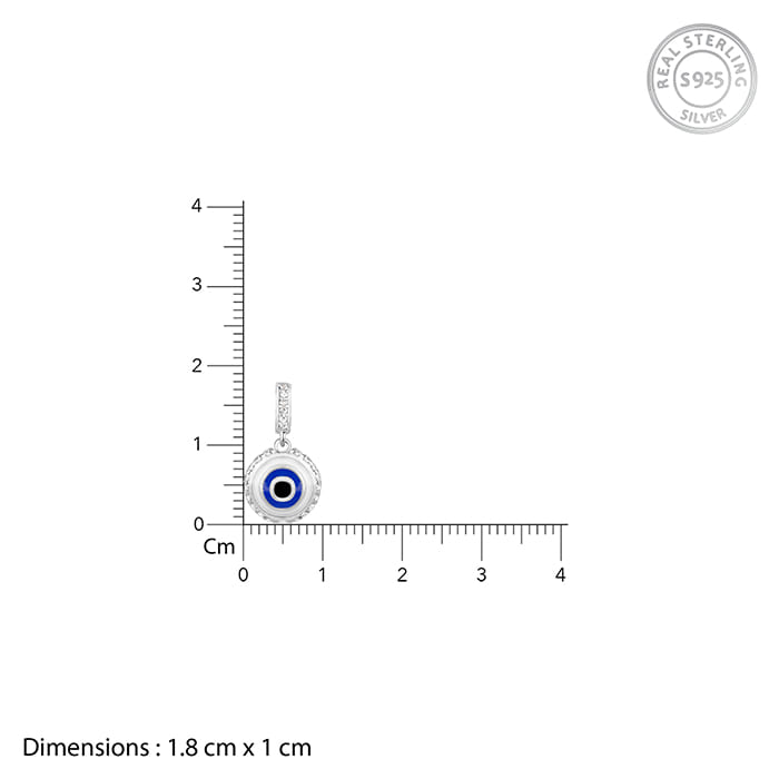 GIVA Jewellery Silver Evil Eye Charm - view 5