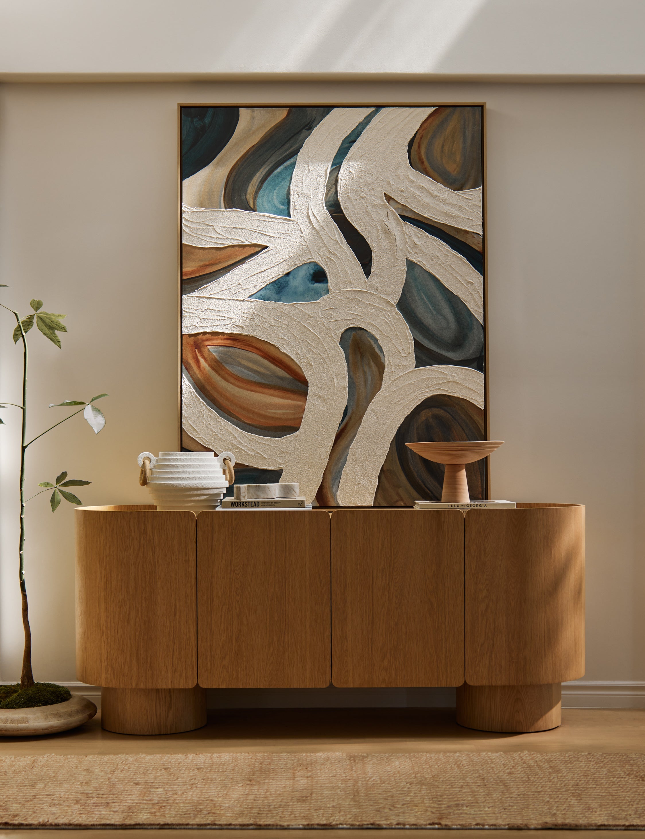 Lulu and Georgia Moon in Gemini Wall Art by Danielle Davis - view 2