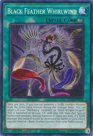 Yu-Gi-Oh! Black Feather Whirlwind - MP23-EN195 - Common - 1st Edition