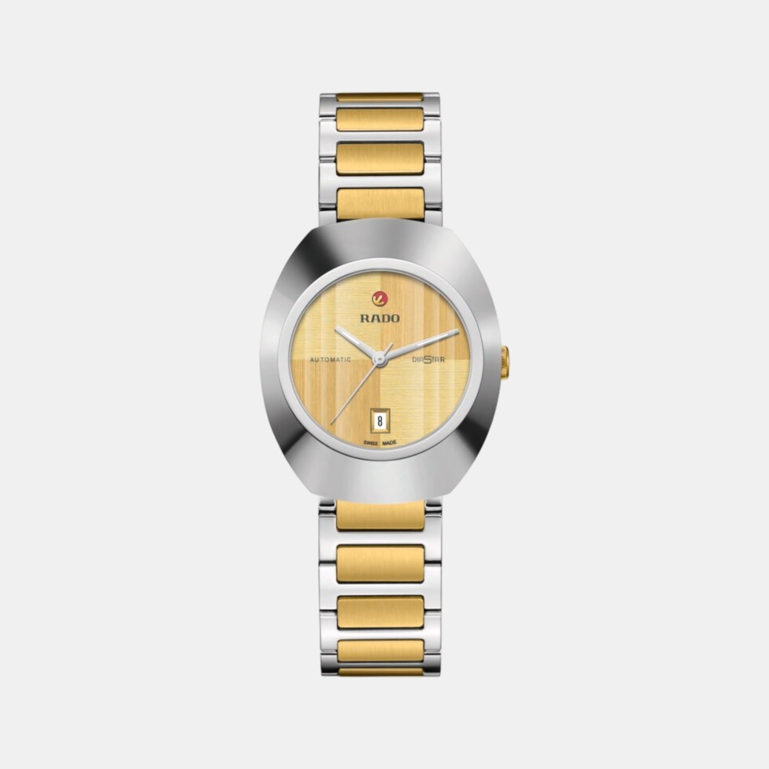 Rado DiaStar Original Women Automatic Yellow Dial Analog Stainless Steel Watch R12170253