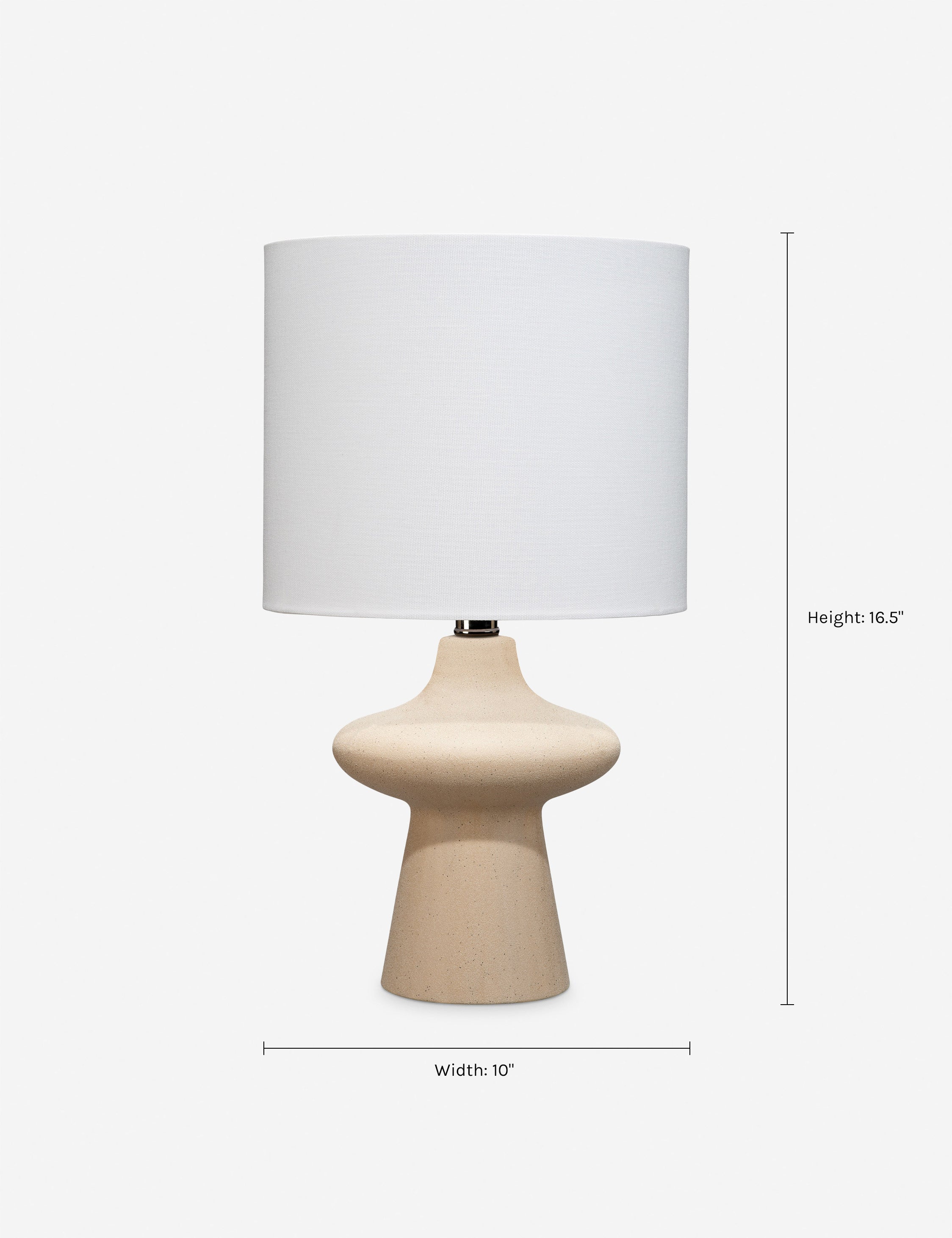 Lulu and Georgia Lupe Table Lamp – Beige - view 2
