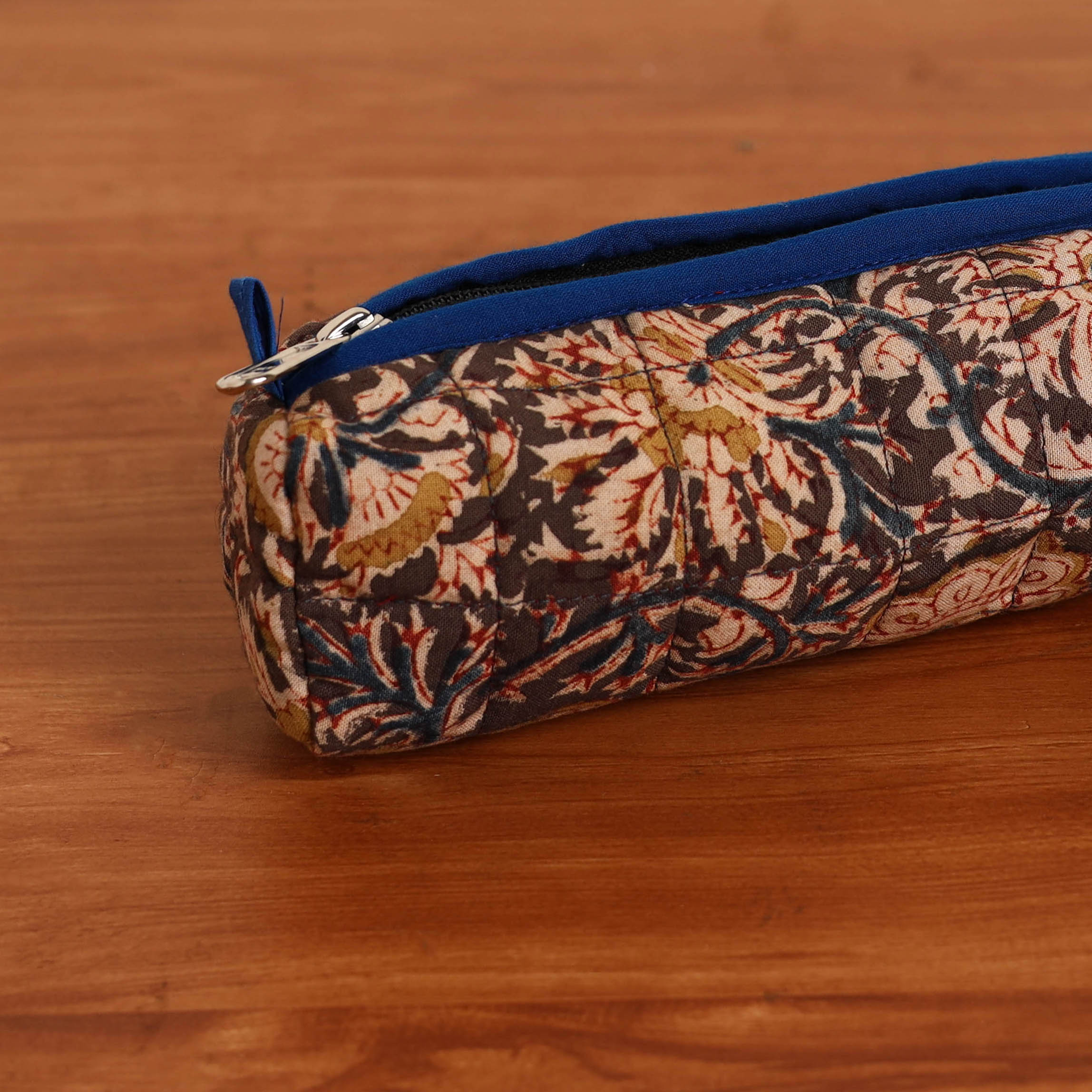 NOORI BAZAR Brown - Handmade Quilted Cotton Pencil Pouch 26 - view 2